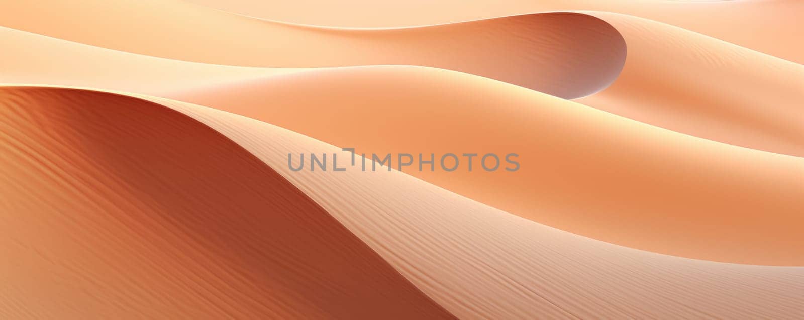 Colorful contours of sand dunes. abstract landscape with desert dunes. ai generated