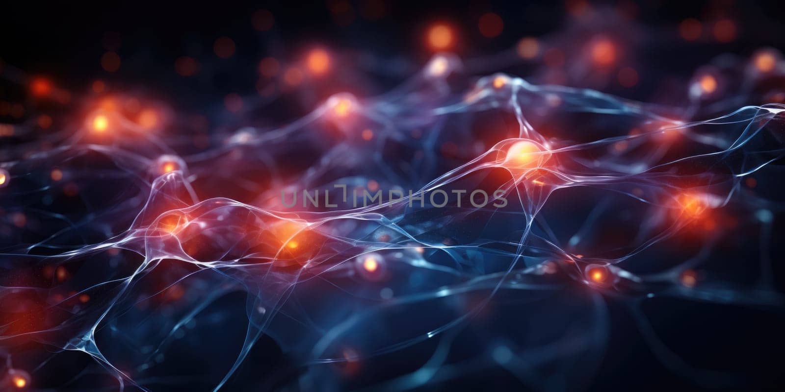 Network and data net system abstract background. Structure and connection. abstract neural background. ai generated