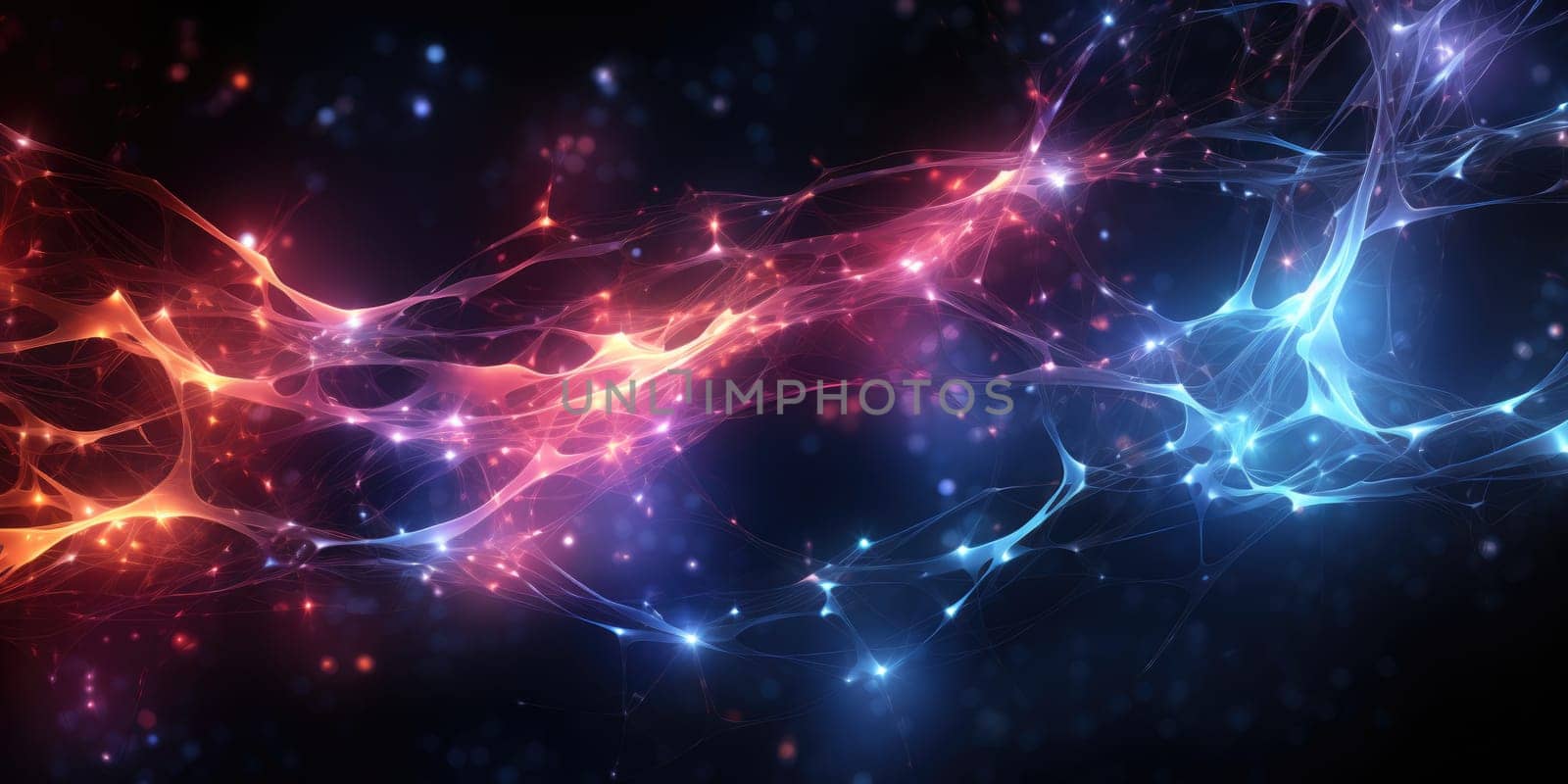 abstract neural background. ai generated by Desperada