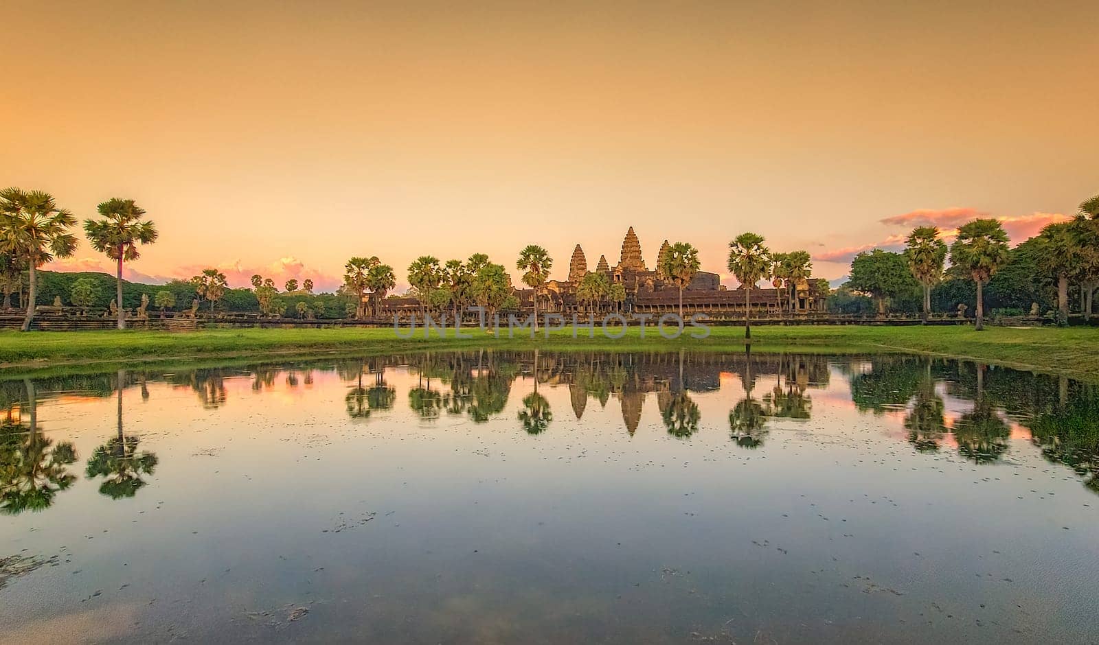 Famous Angkor Wat temple, Cambodia by Elenaphotos21