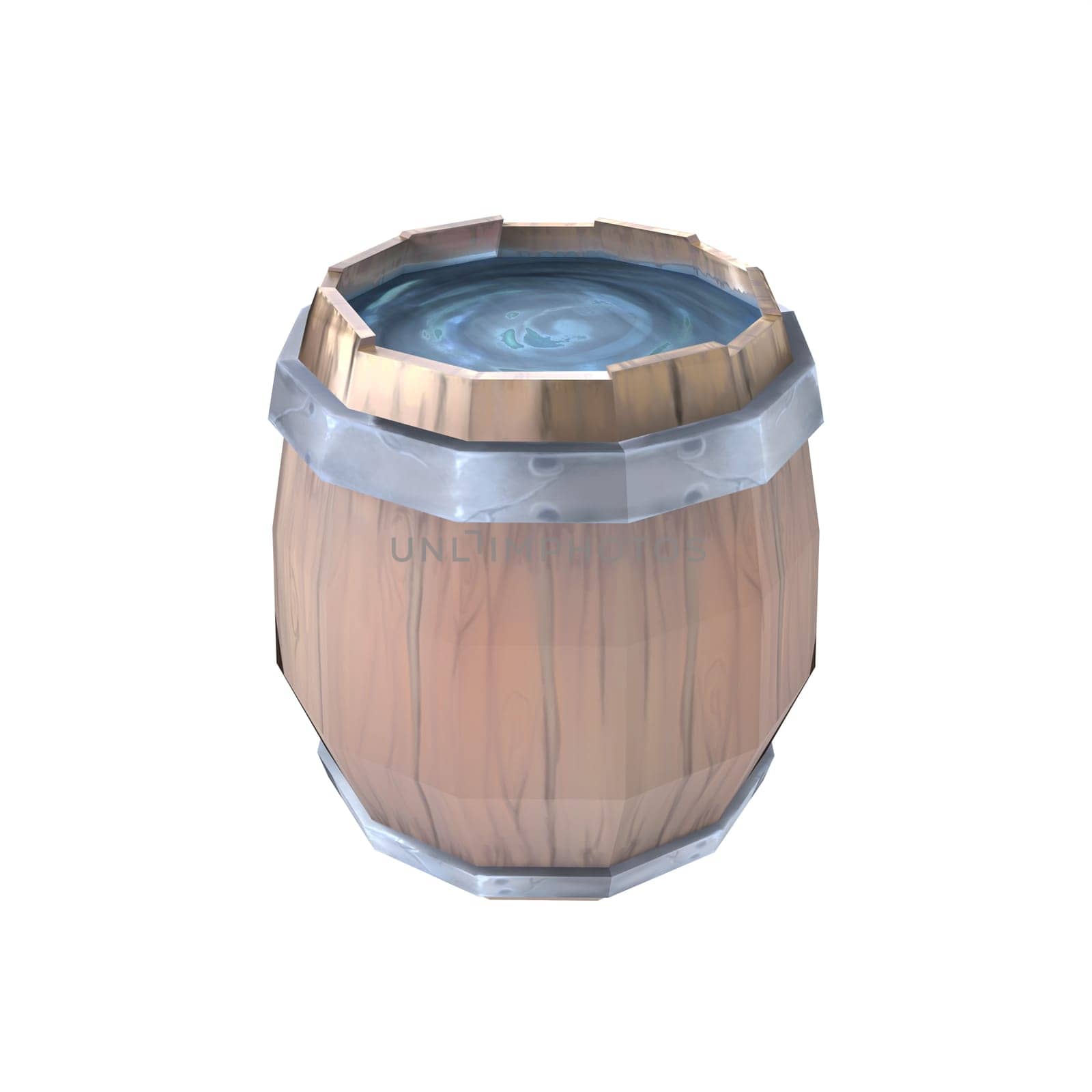 Barrel isolated on white background. High quality 3d illustration