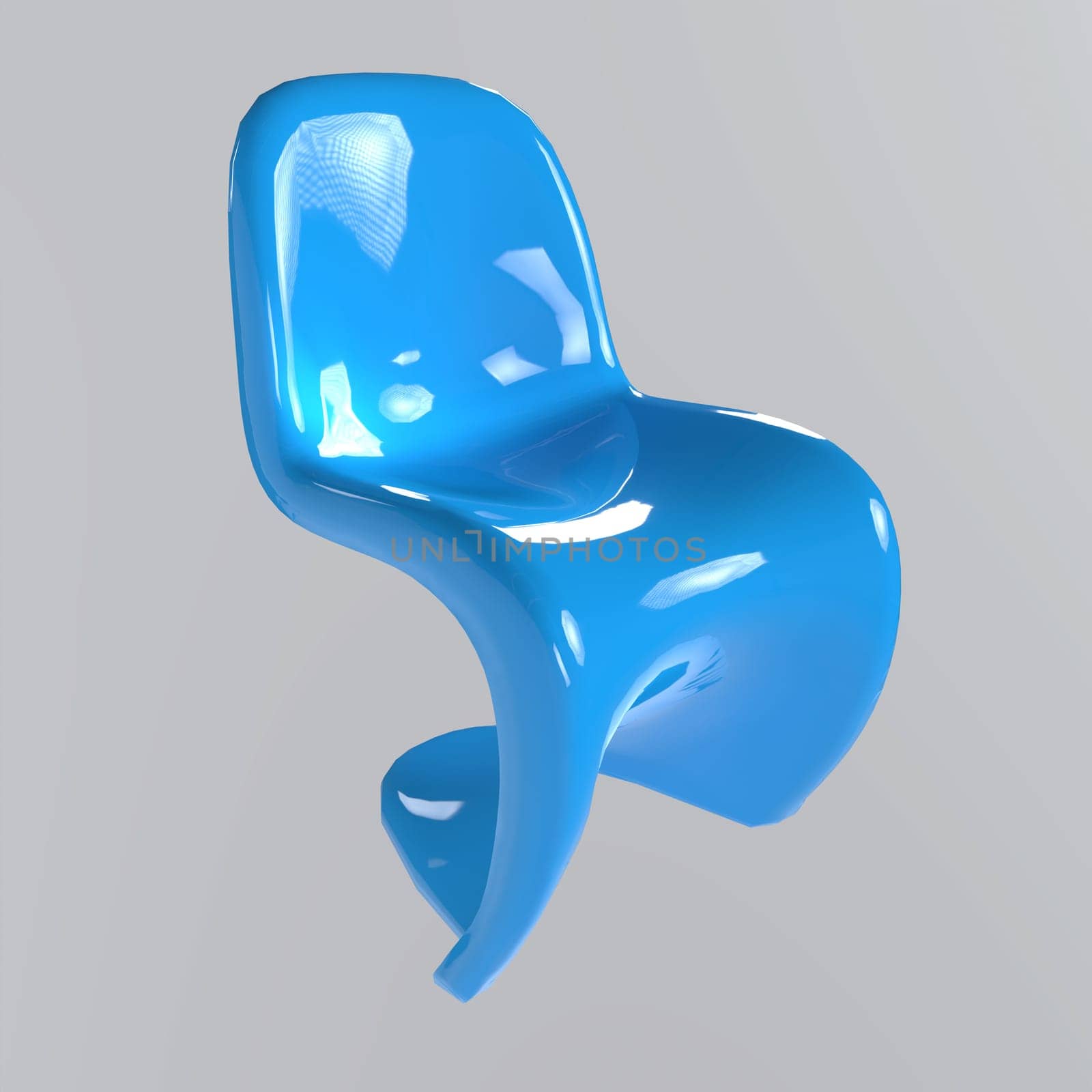 Chair isolated on white background. High quality 3d illustration