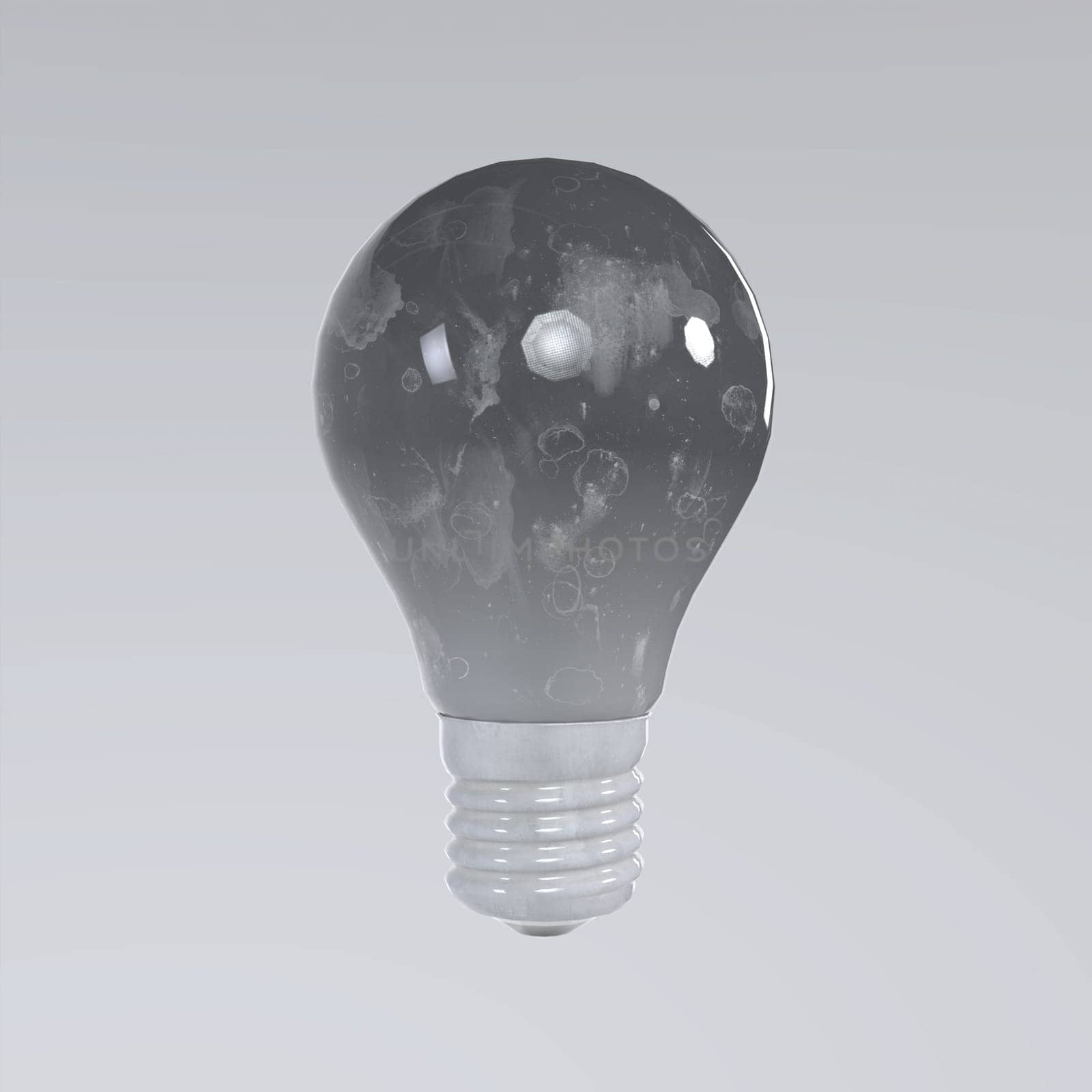 Lamp isolated on white background. High quality 3d illustration