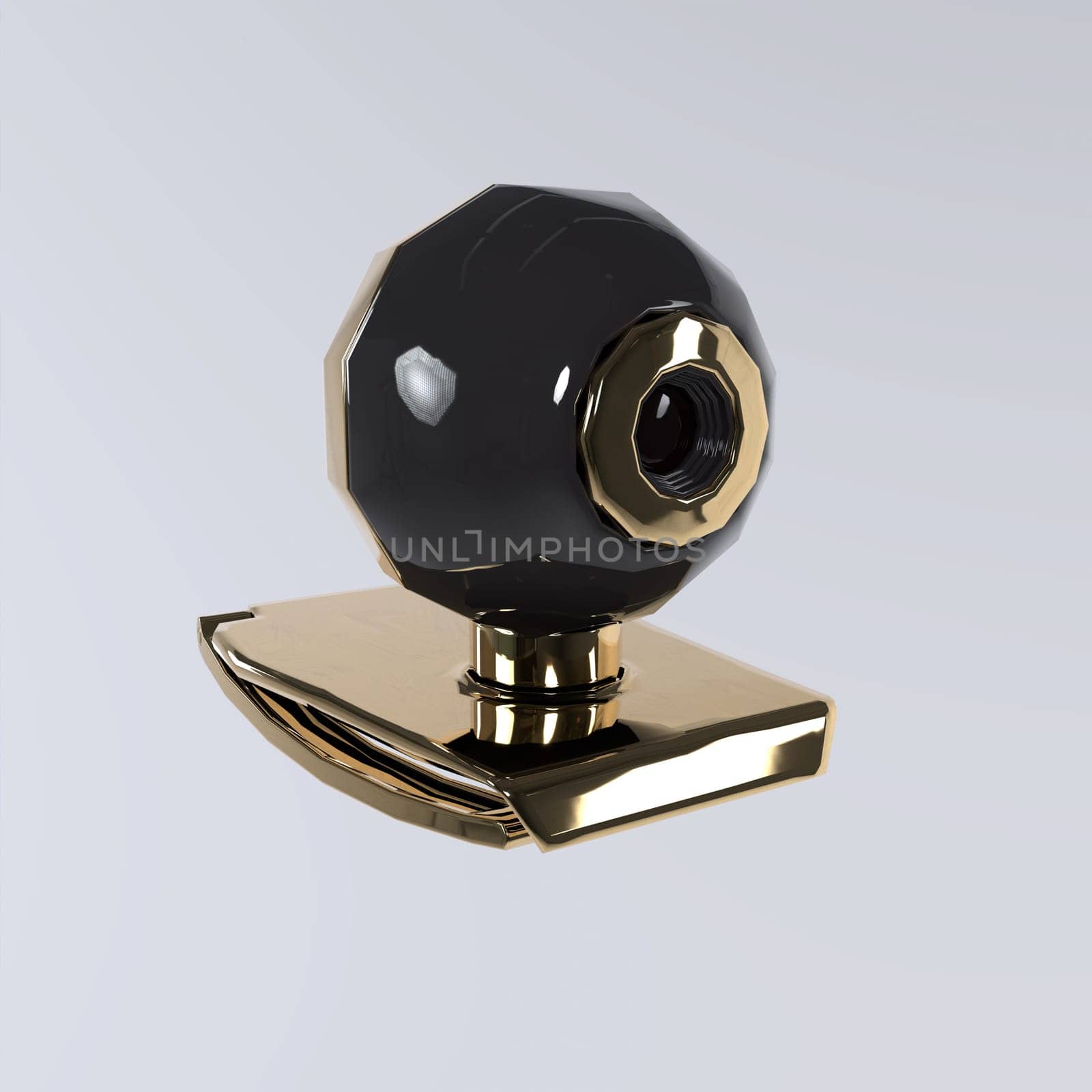 Webcam isolated on white background. High quality 3d illustration
