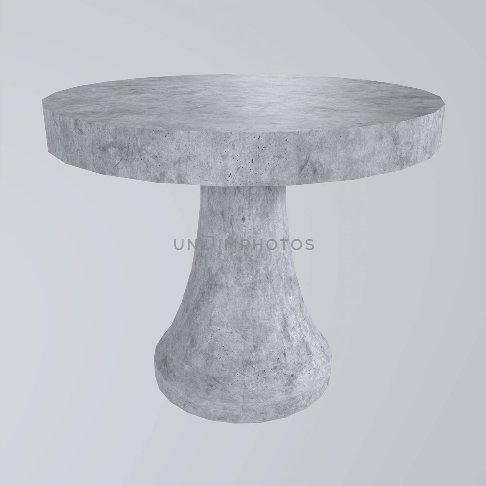 Marble Table isolated on white background by gadreel
