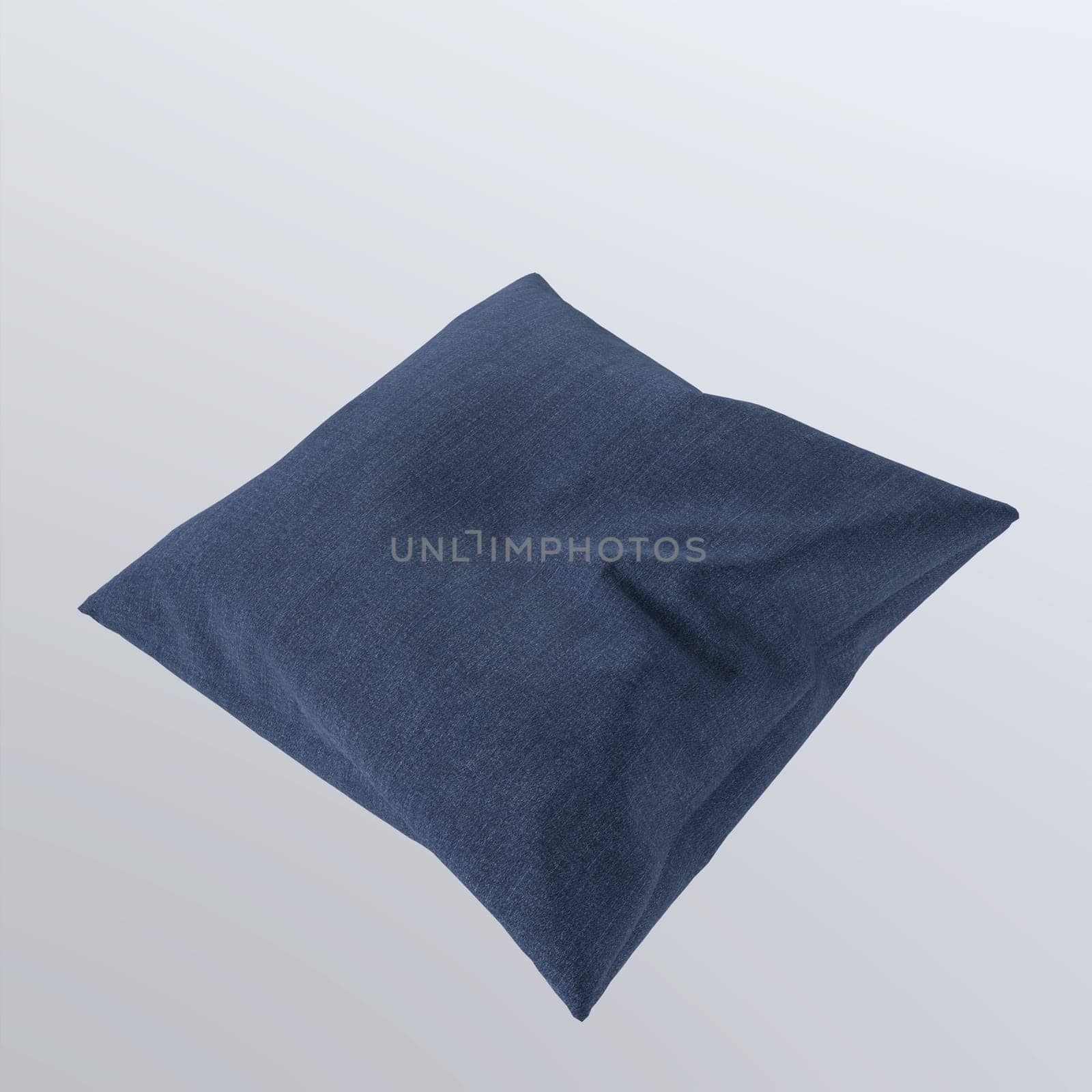 Pillow isolated on white background. High quality 3d illustration