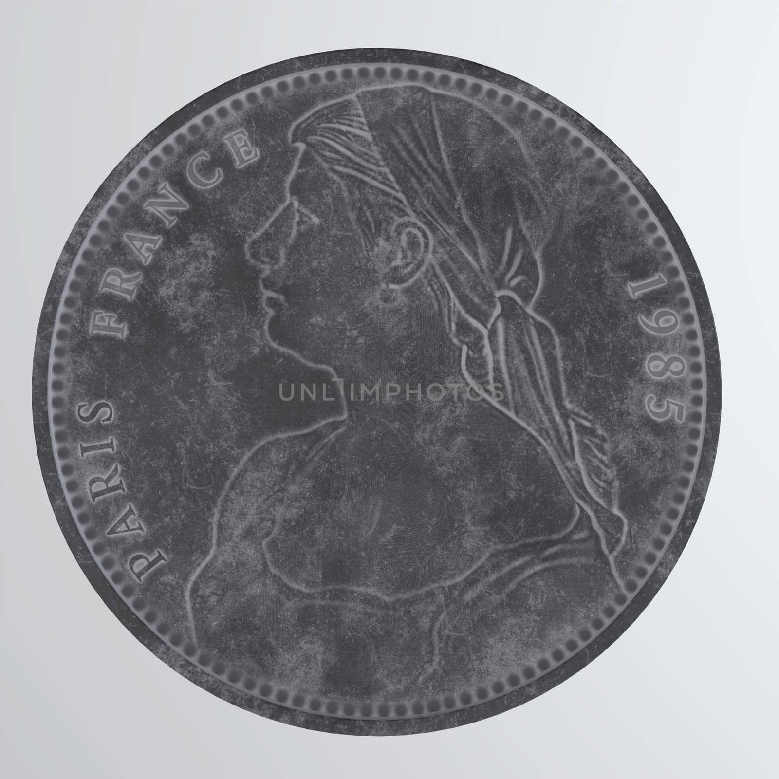 Old Money isolated on white background. High quality 3d illustration
