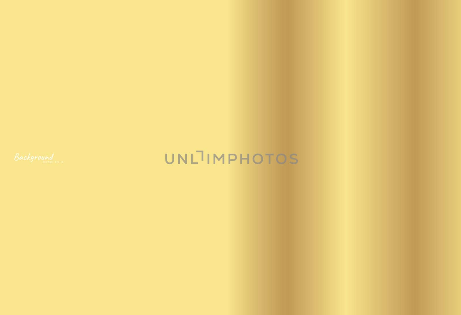 Vector gold blurred gradient style background. Abstract luxury smooth illustration wallpaper