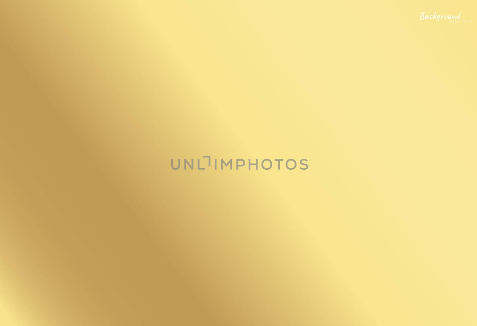 Vector gold blurred gradient style background. Abstract luxury smooth illustration wallpaper