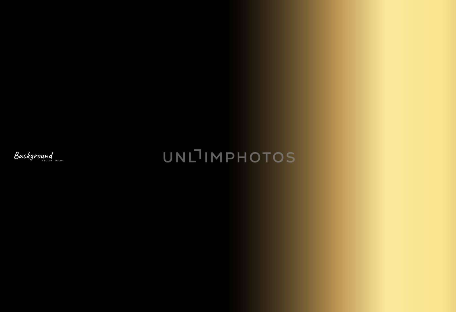 Vector gold blurred gradient style background. Abstract luxury smooth illustration wallpaper