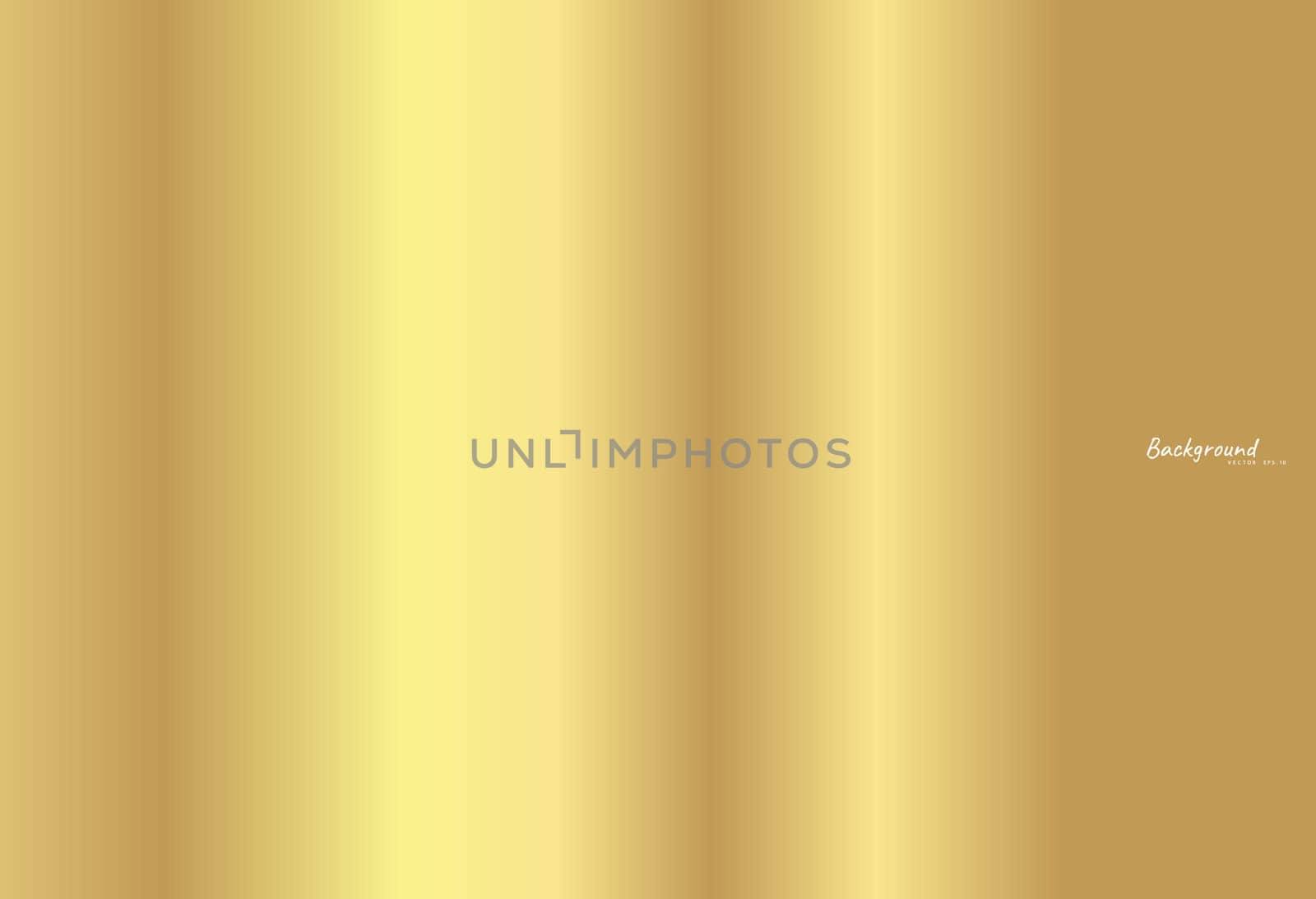 Vector gold blurred gradient style background. Abstract luxury smooth illustration wallpaper