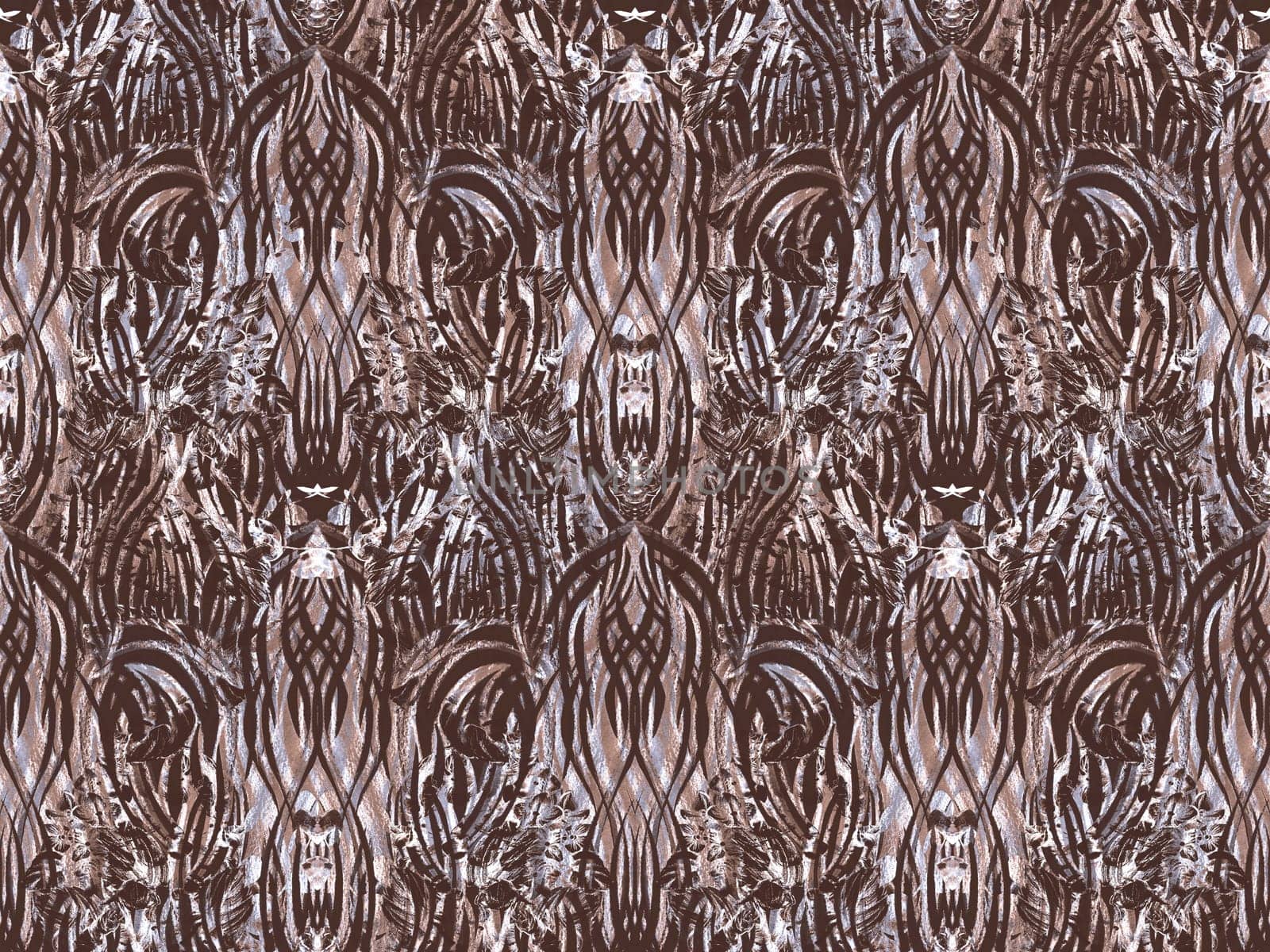 Vintage seamless antique pattern in Art Nouveau style.