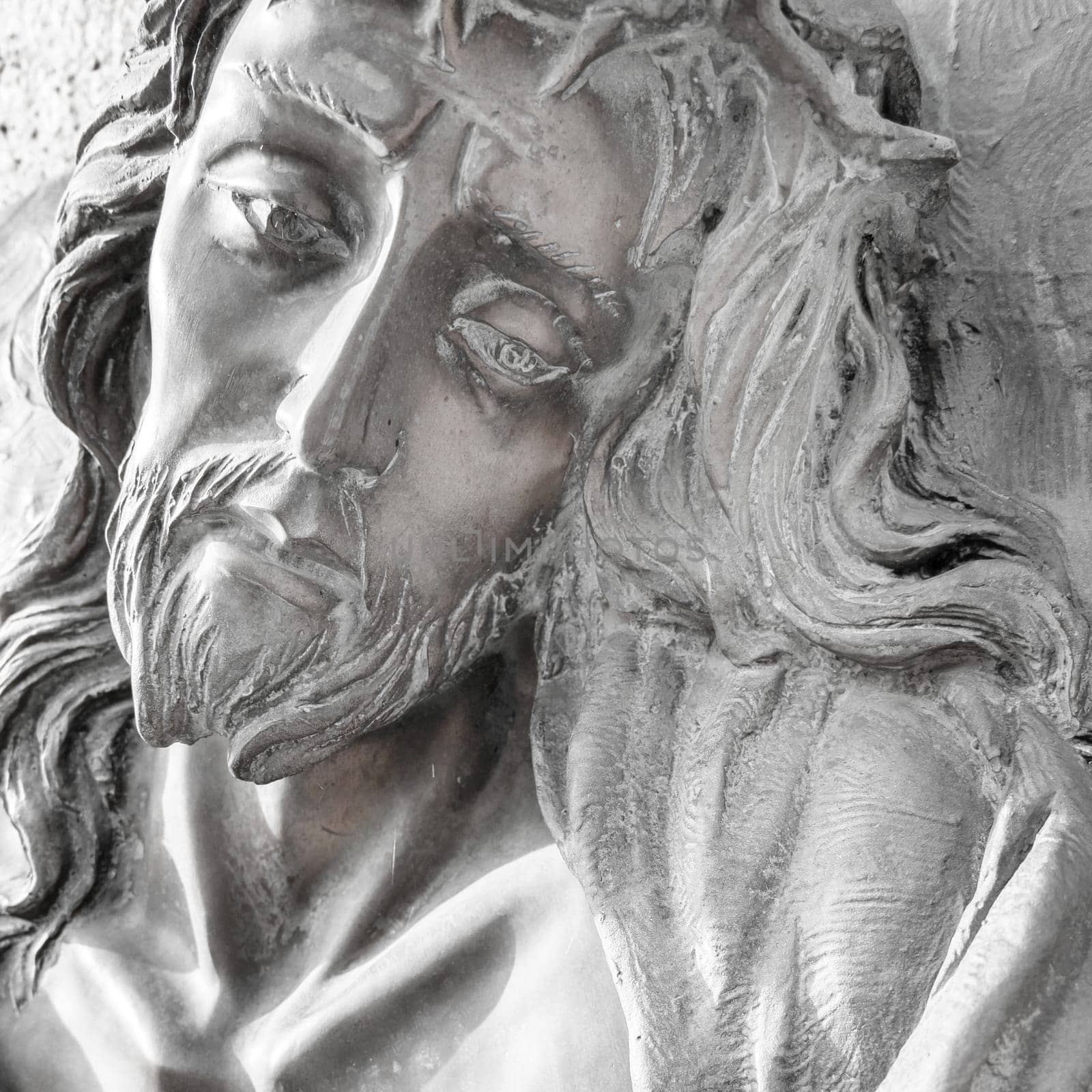Stone Face of Jesus Christ by germanopoli