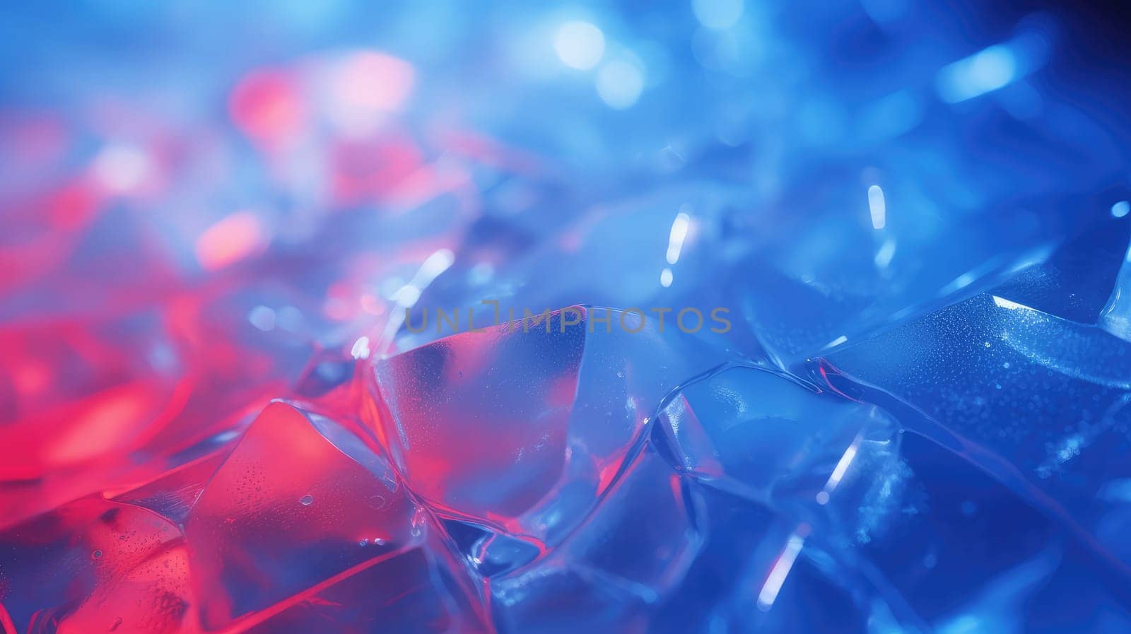 Ice and liquid background in neon colors by palinchak