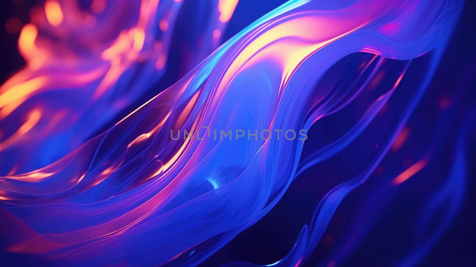 Abstract liquid background in electric neon colors. by palinchak