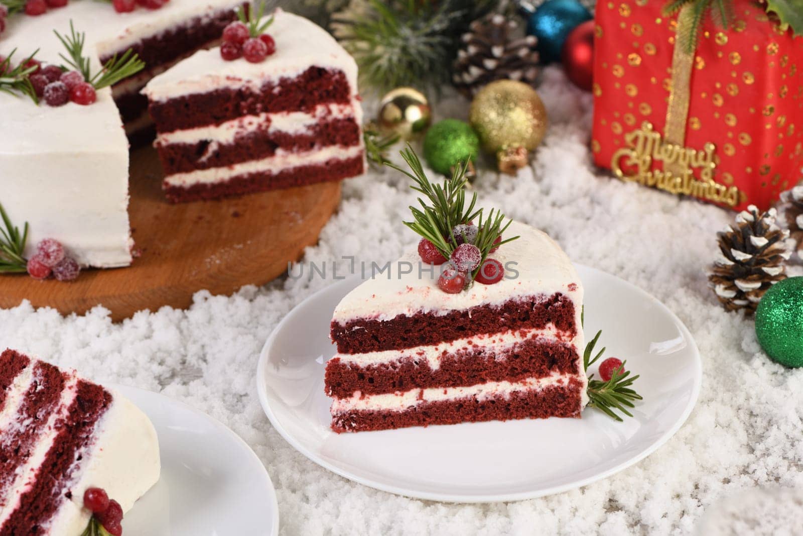  Piece of Red Velvet Cake by Apolonia