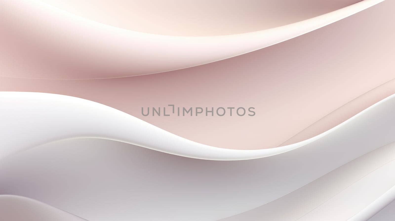 Abstract background with multicoloured wavy lines and shapes in delicate pastel shades