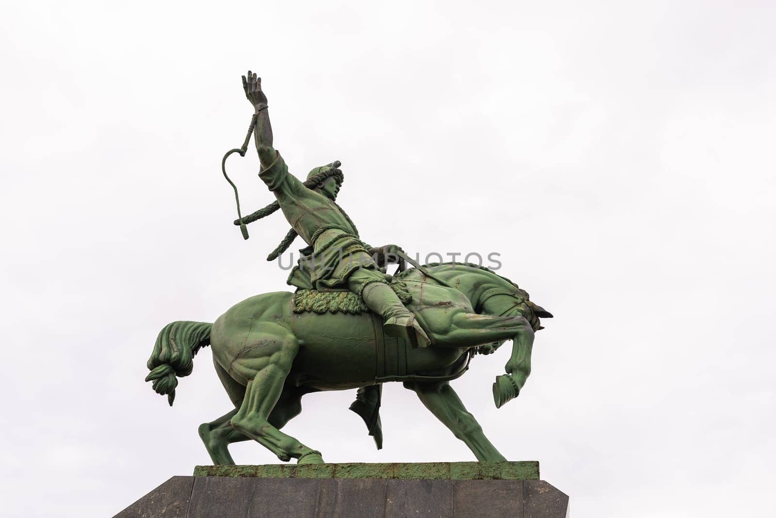 Ufa, Russia - 15 june 2021: Salawat Yulayev memorial in Ufa - the biggest statue of horseman in Europe. by Satura86