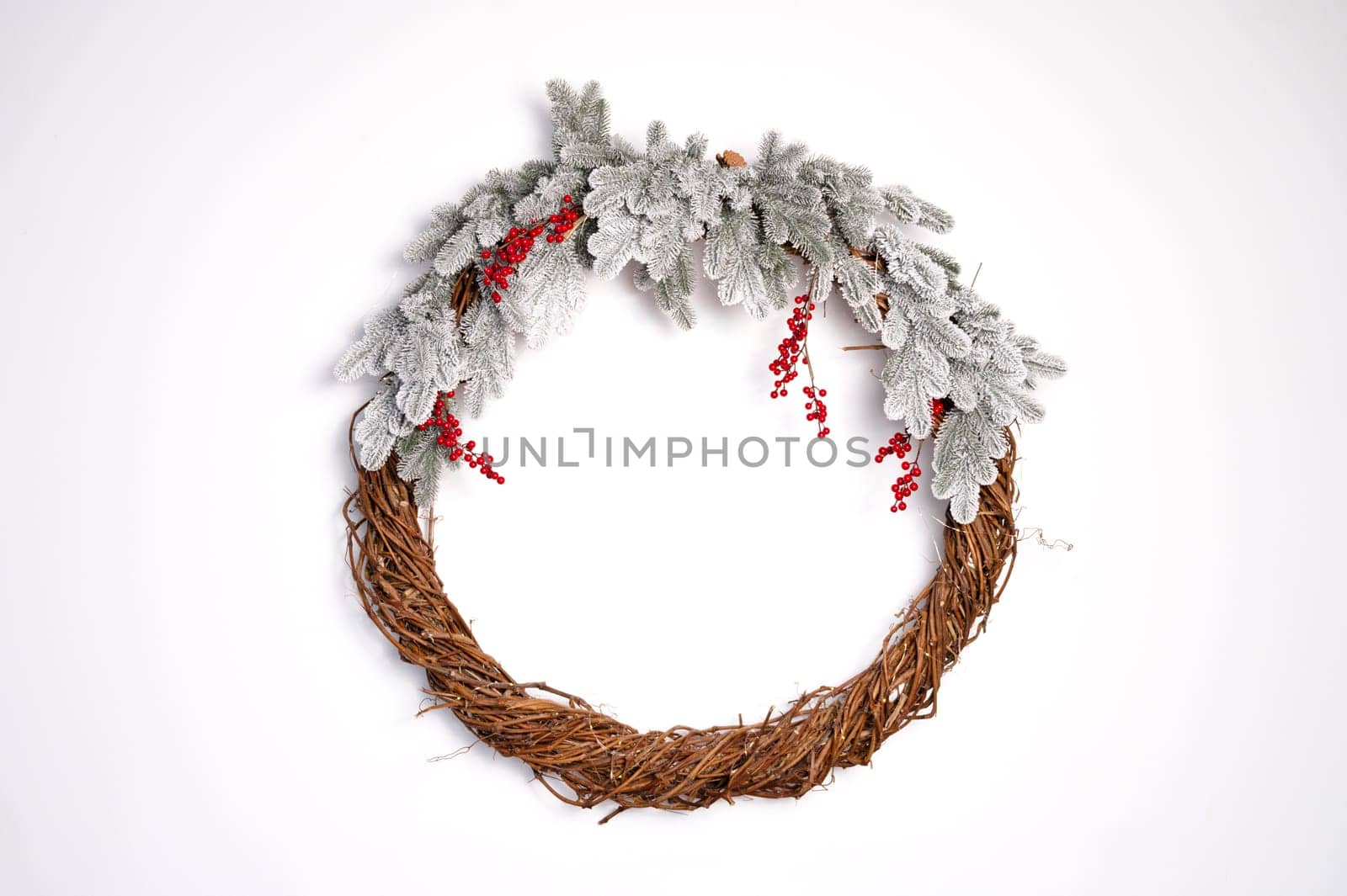 New Year's festive round garland, year of the dragon, 2024