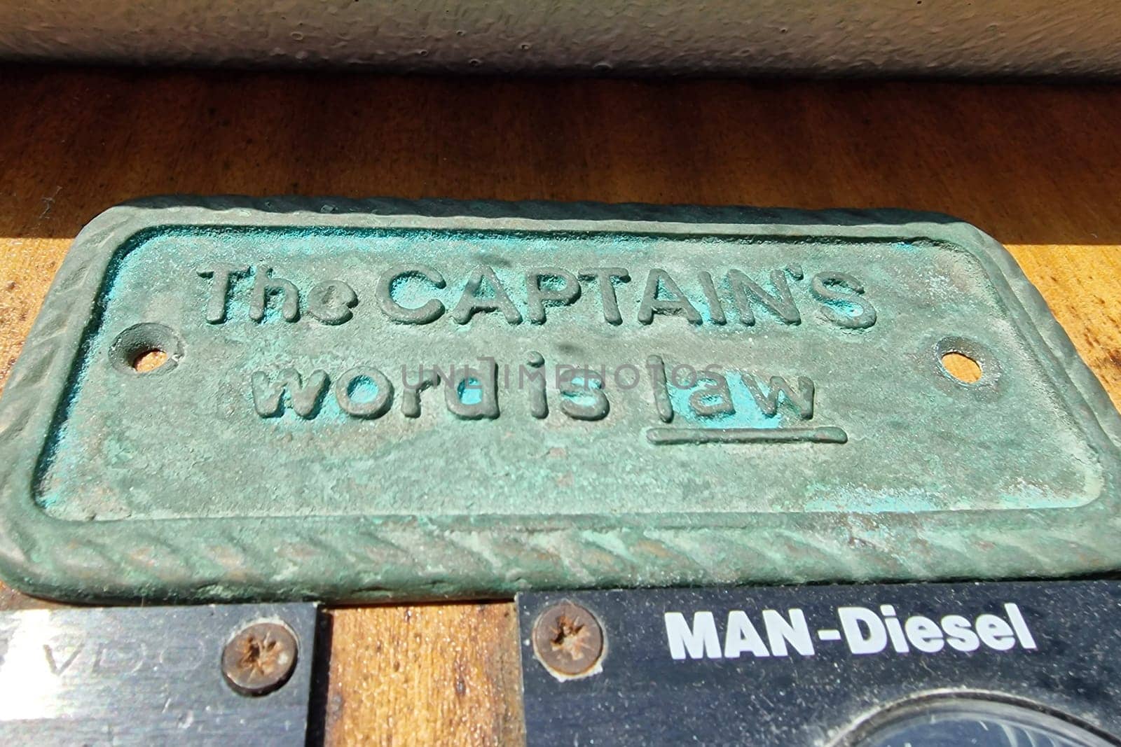 the captain word is law sign by AndreaIzzotti