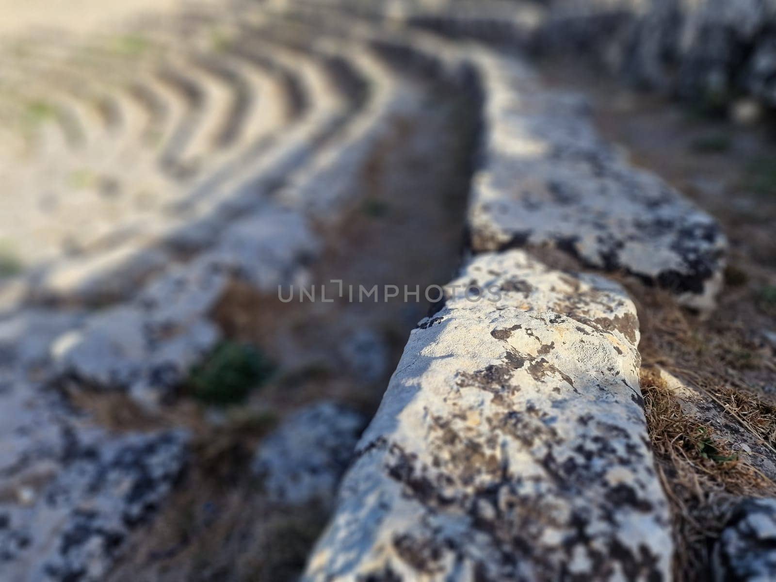 The Greek Theater in Palazzolo Acreide,Province of Syracuse, Italy. by AndreaIzzotti