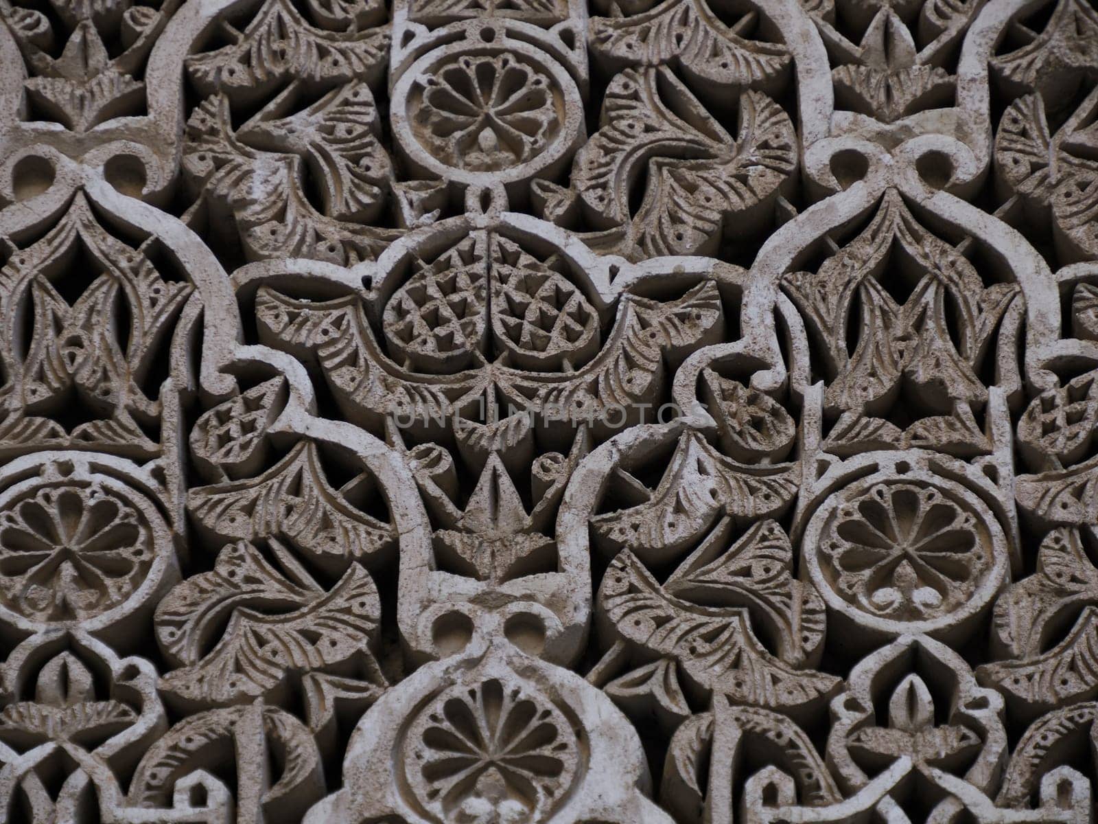 View of the Al-Attarine Madrasa in Fes, Morocco