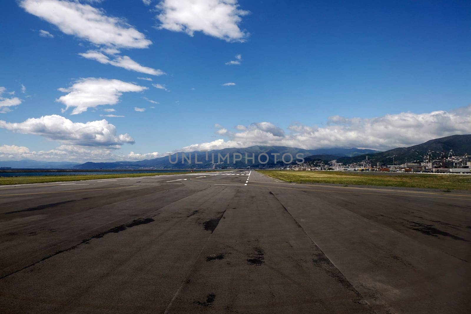 The Runaway before taking off from airport of Genoa, Italy