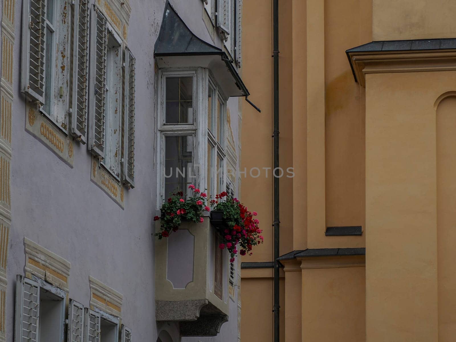 Brunico Brunek medieval Village building detail Val Pusteria Pustertal - Trentino Alto Adige Sudtirol South Tyrol Italy Europe by AndreaIzzotti