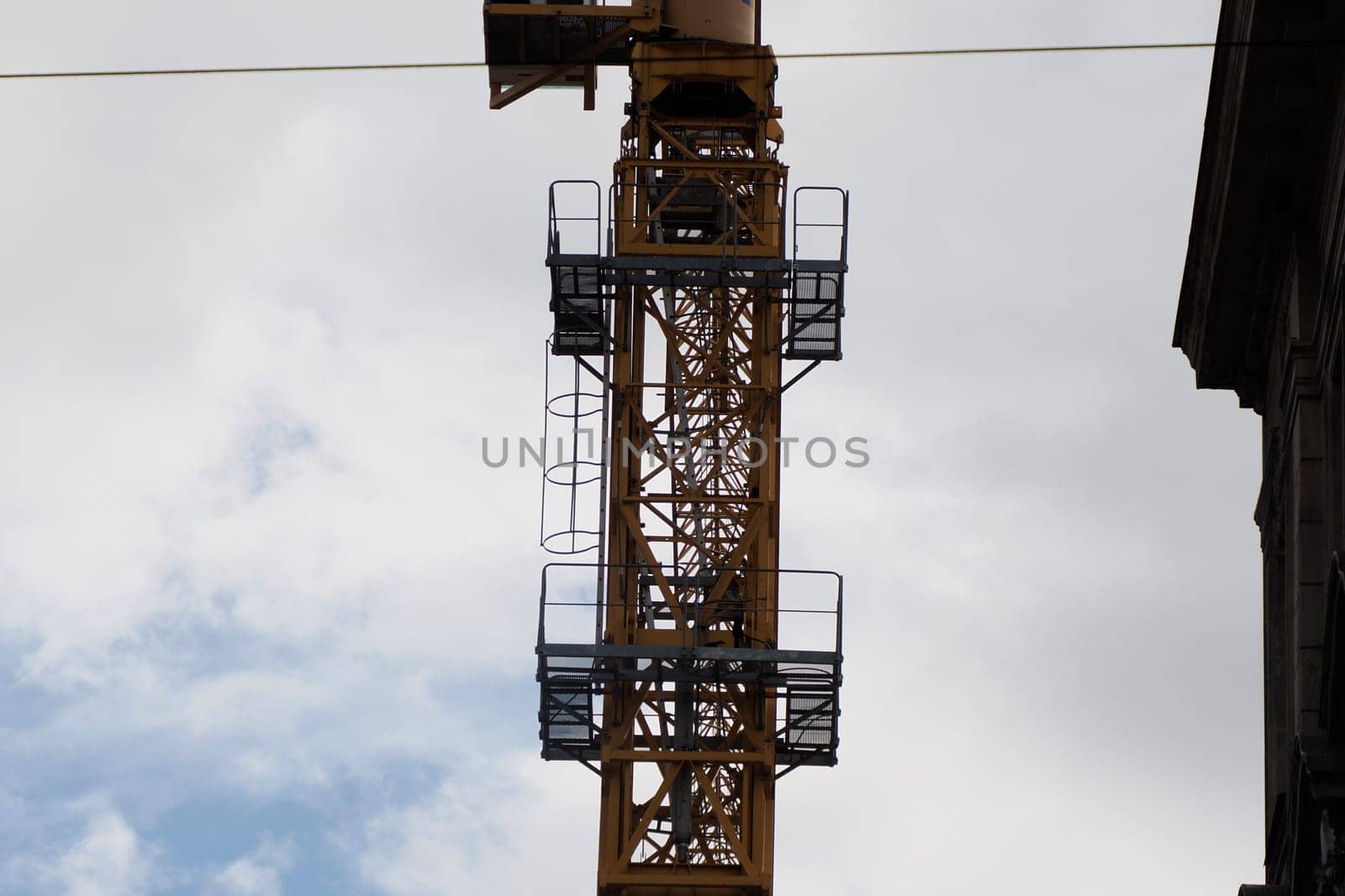 crane in Zagreb Croatia architecture city town building