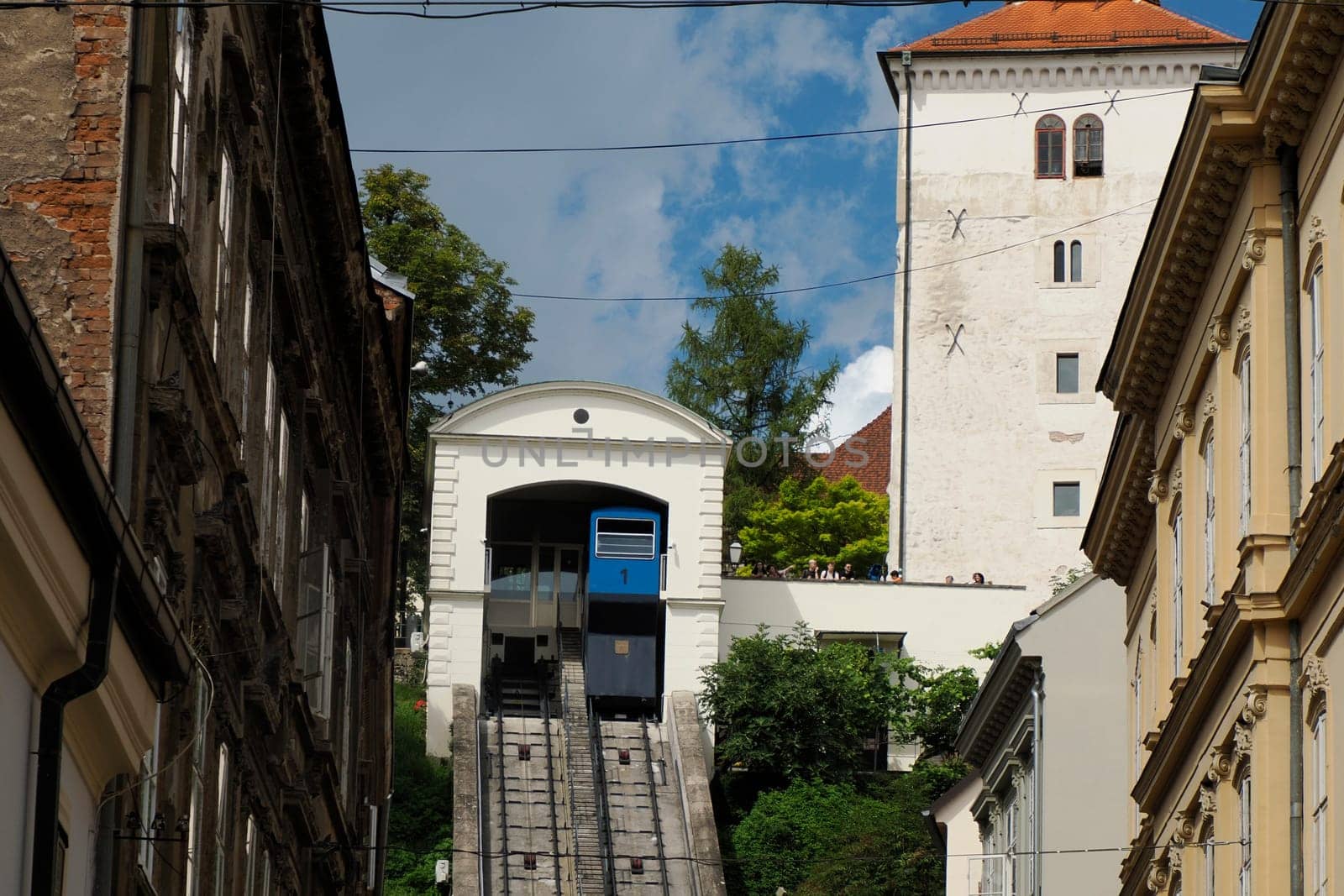 old cable car Zagreb Croatia architecture city town by AndreaIzzotti