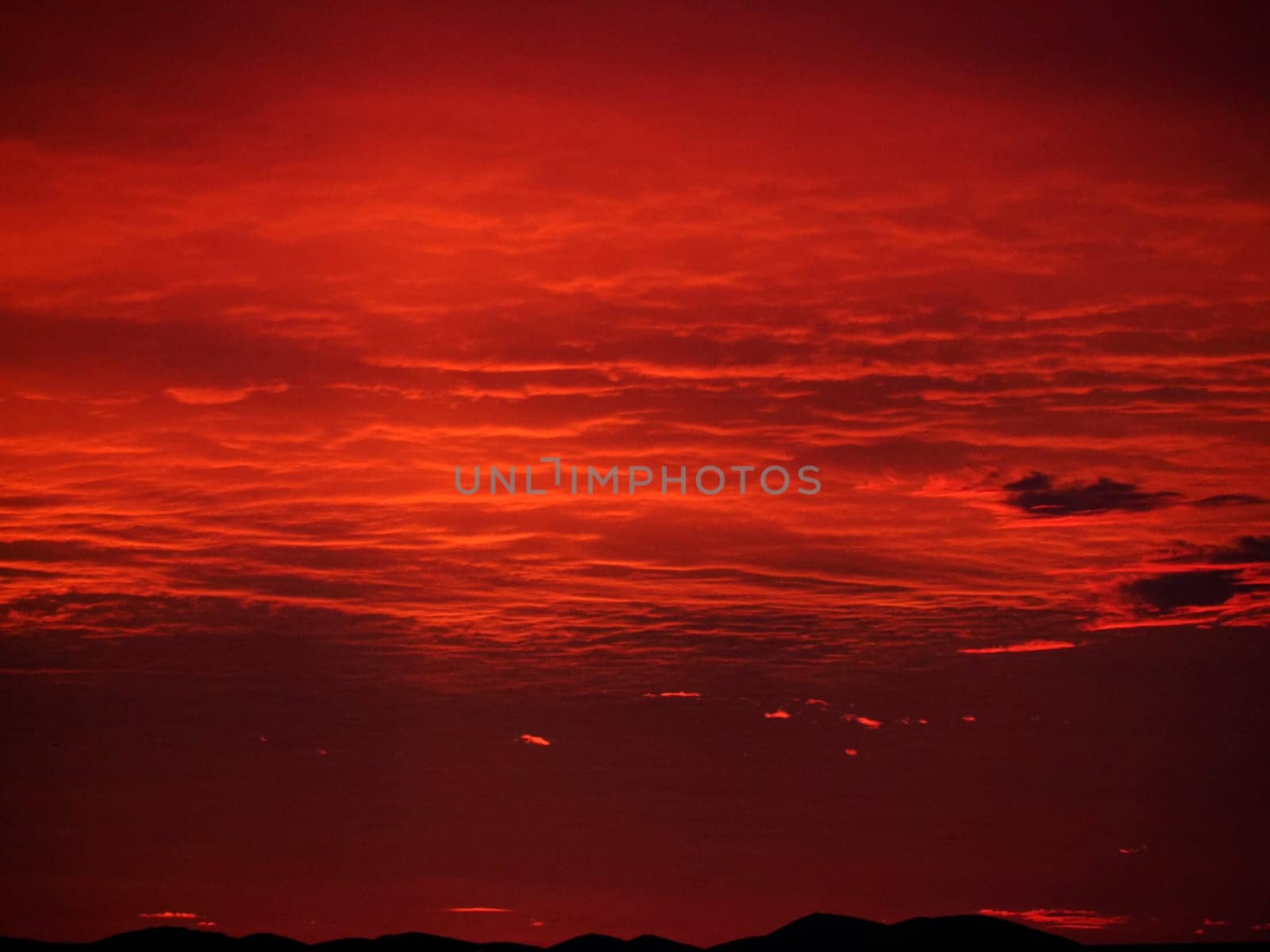 a superb red sunset inzadar croatia