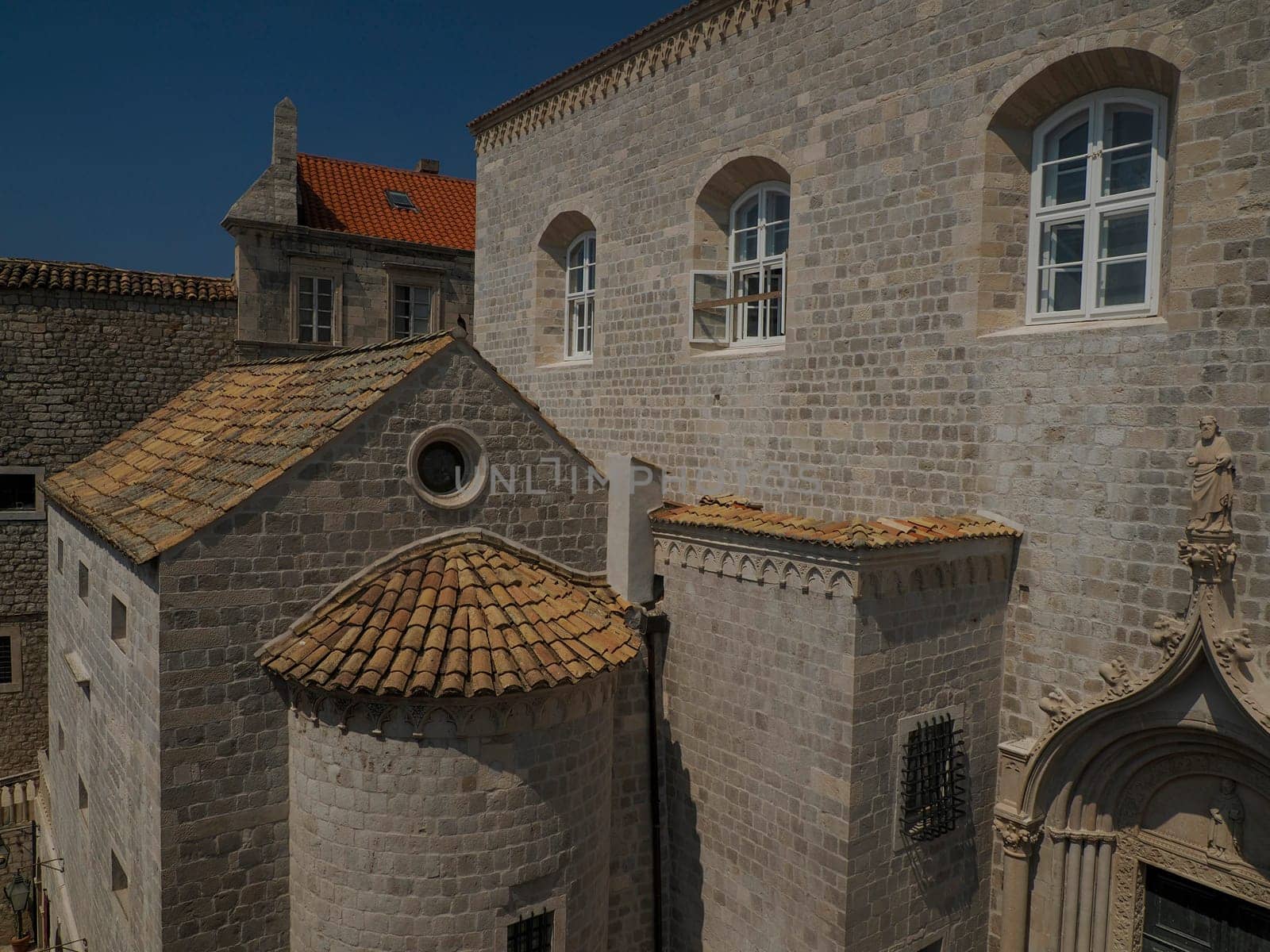 roof detail of Dubrovnik - Croatia medieval town by AndreaIzzotti