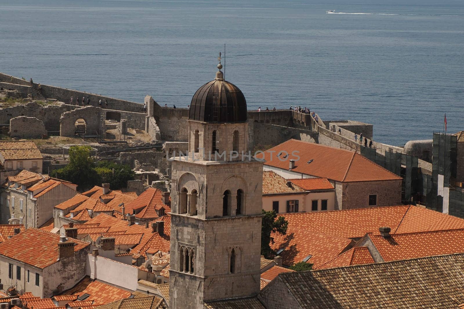 roof detail of Dubrovnik - Croatia medieval town by AndreaIzzotti