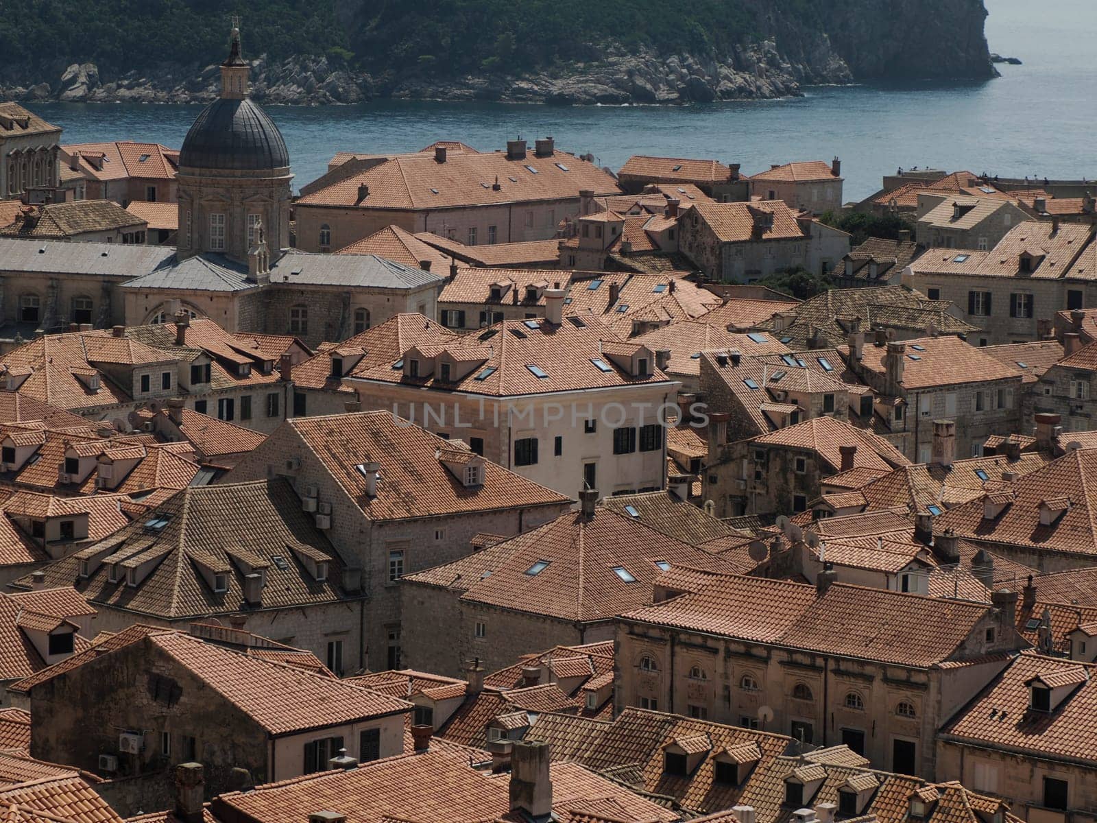 Dubrovnik - Croatia medieval town view from the city walls by AndreaIzzotti