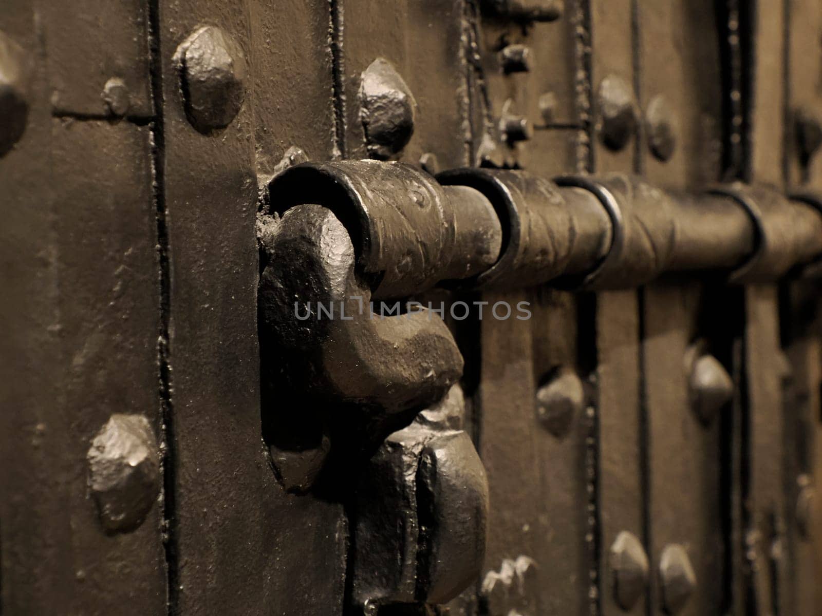 iron chest detail in Dubrovnik - Croatia medieval town by AndreaIzzotti