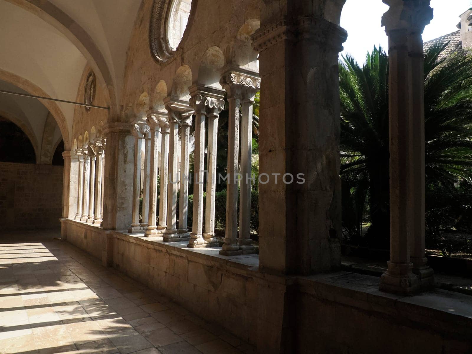 The Franciscan Church and Monastery in Dubrovnik Croatia medieval town