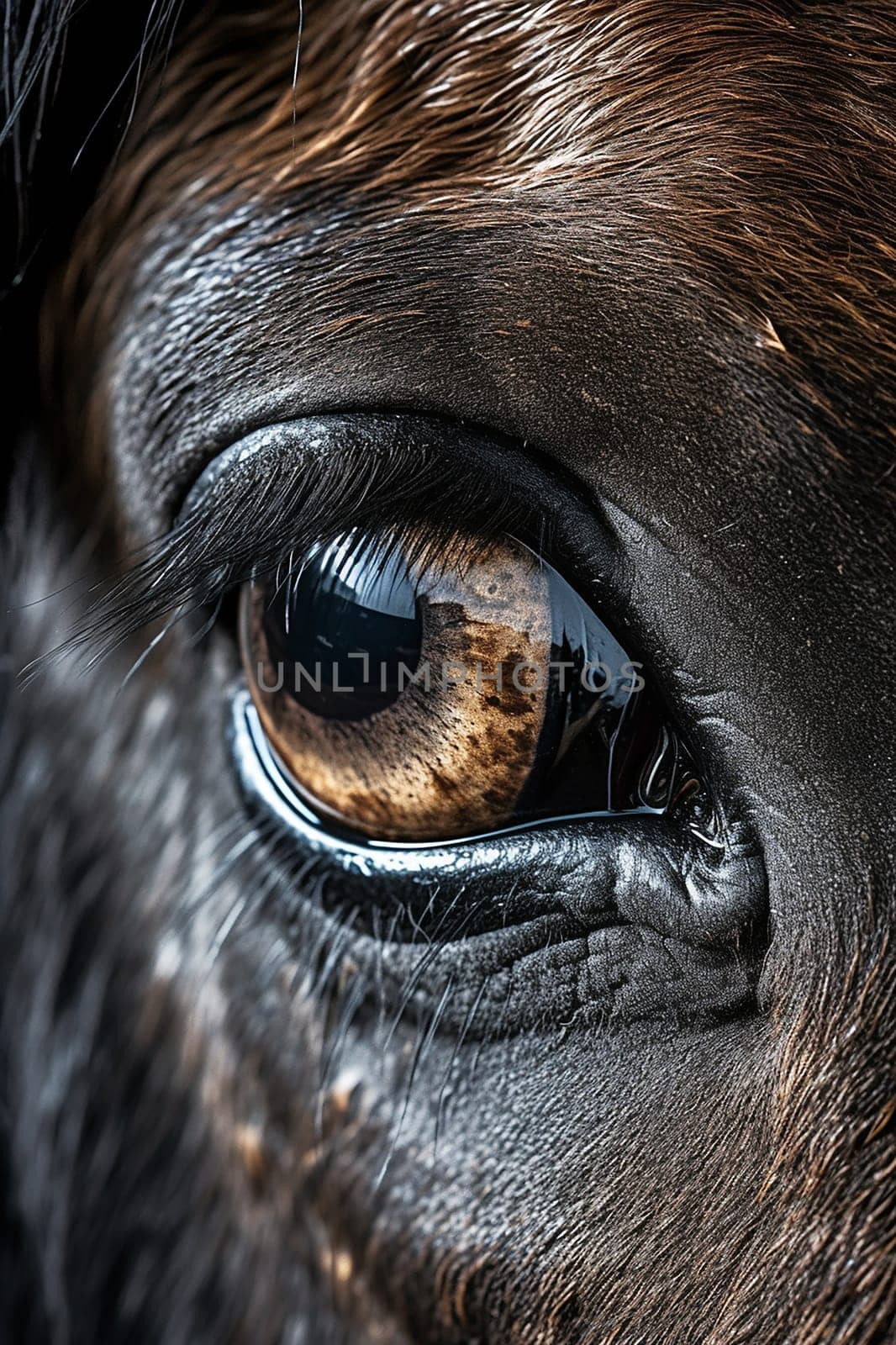 Beautiful close up of a horse eye by Hype2art