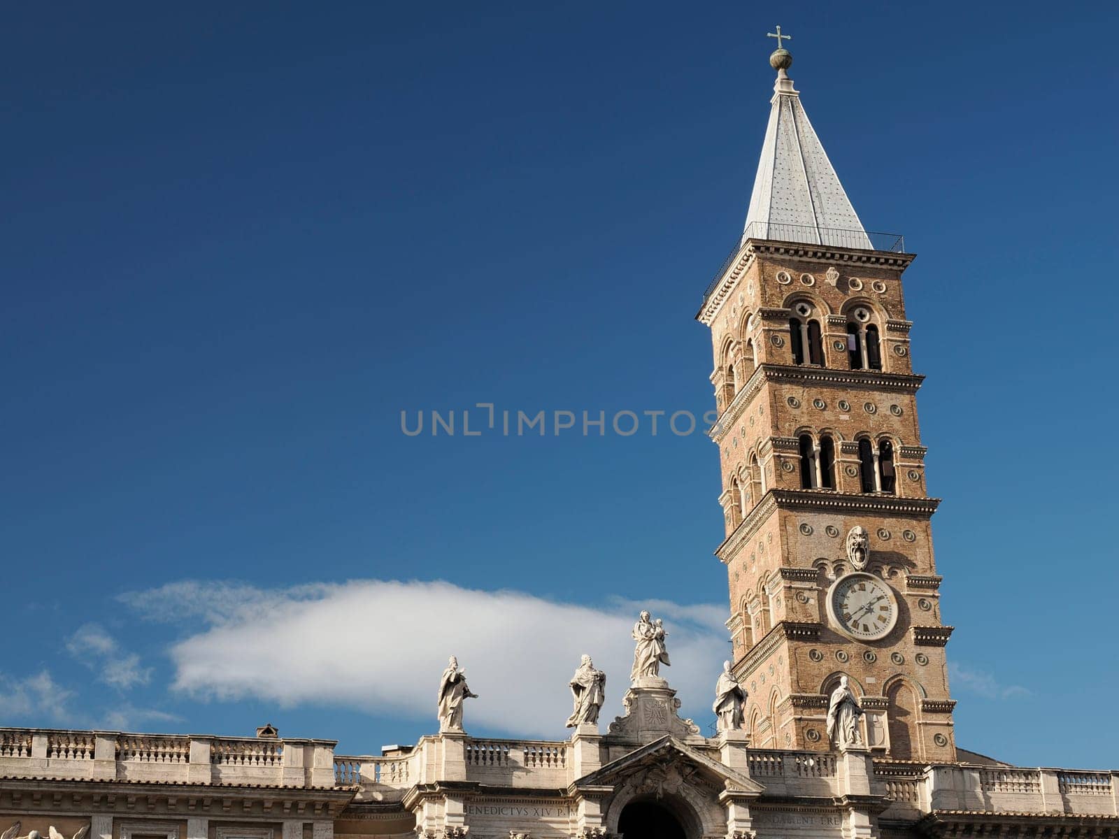 santa maria maggiore church basilica rome italy view on sunny day by AndreaIzzotti