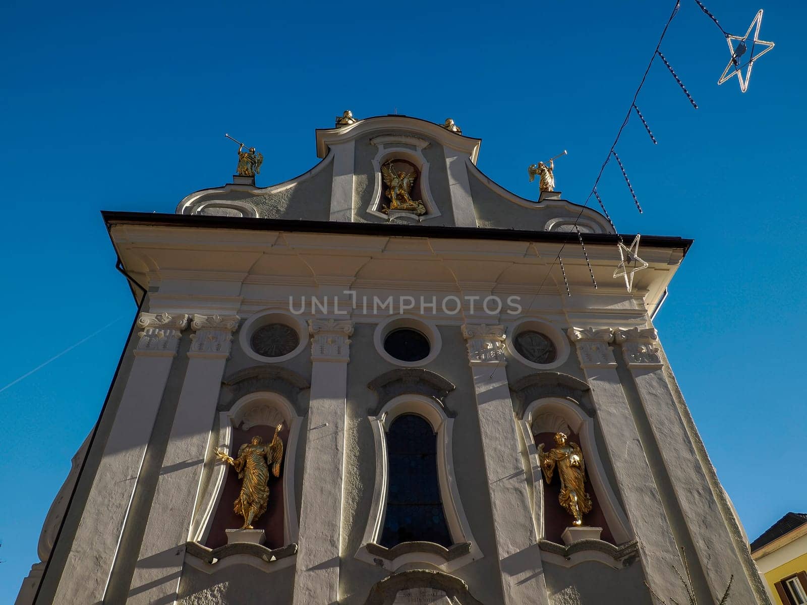 The collegiate church of San Candido, Pusteria valley, South Tyrol Trentino Alto Adige, Italy by AndreaIzzotti
