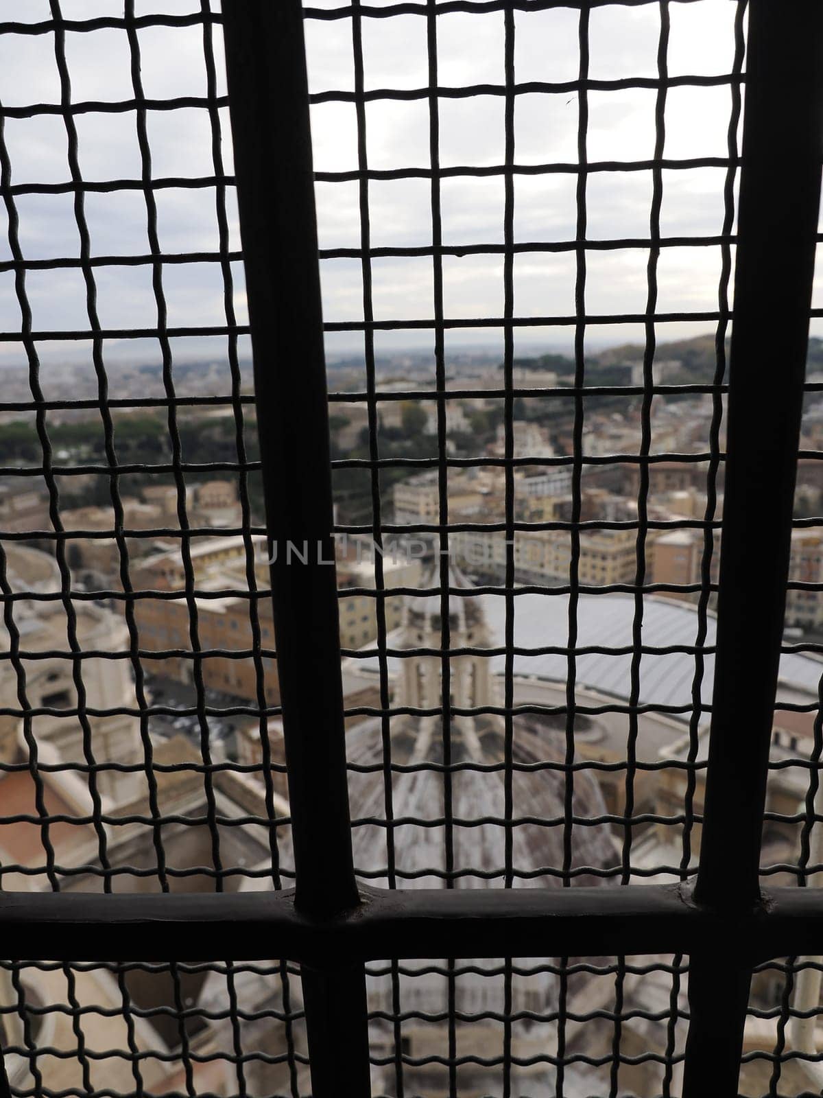 saint peter basilica rome stairs to dome rooftop interior