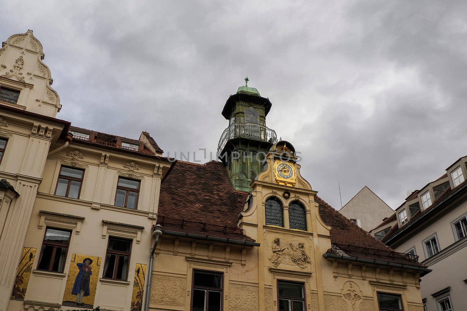 glockenspiel Graz Austria in winter season by AndreaIzzotti