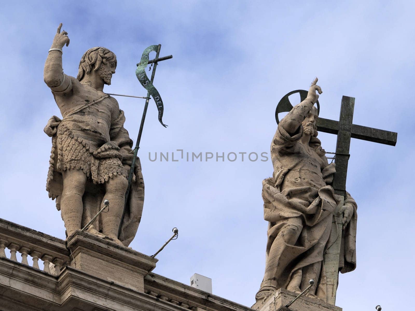 saint peter basilica rome view of statue detail by AndreaIzzotti