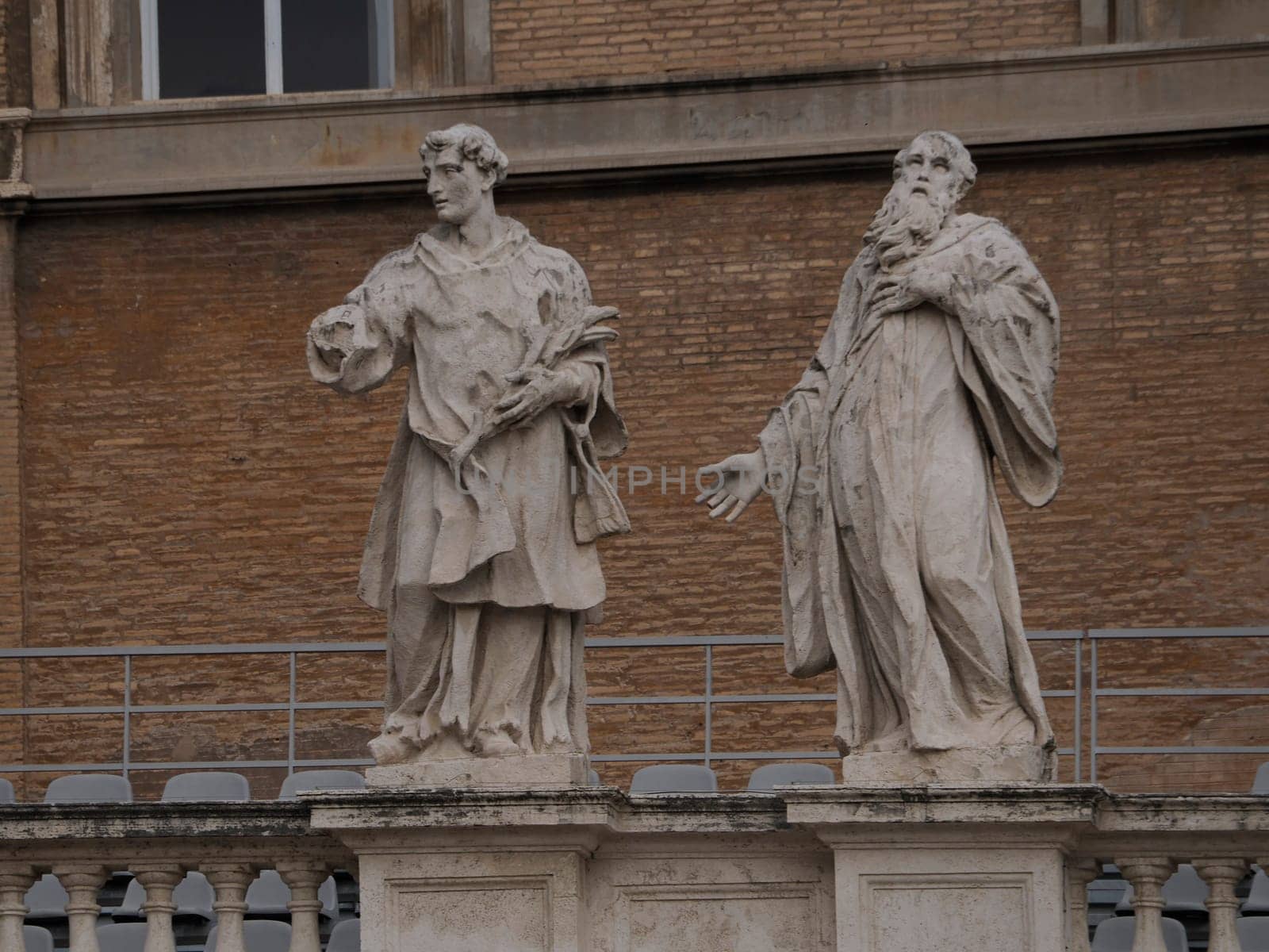 saint peter basilica rome view of statue detail by AndreaIzzotti