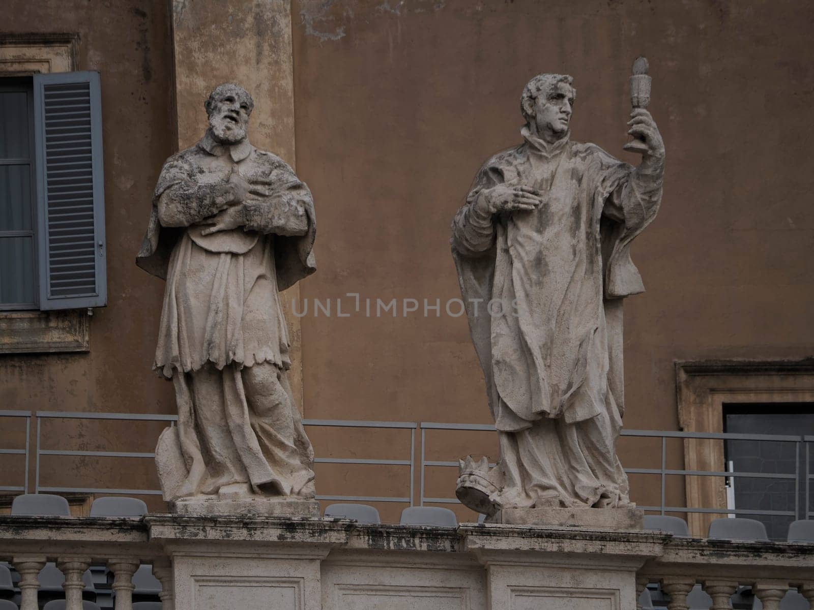 saint peter basilica rome view of statue detail by AndreaIzzotti