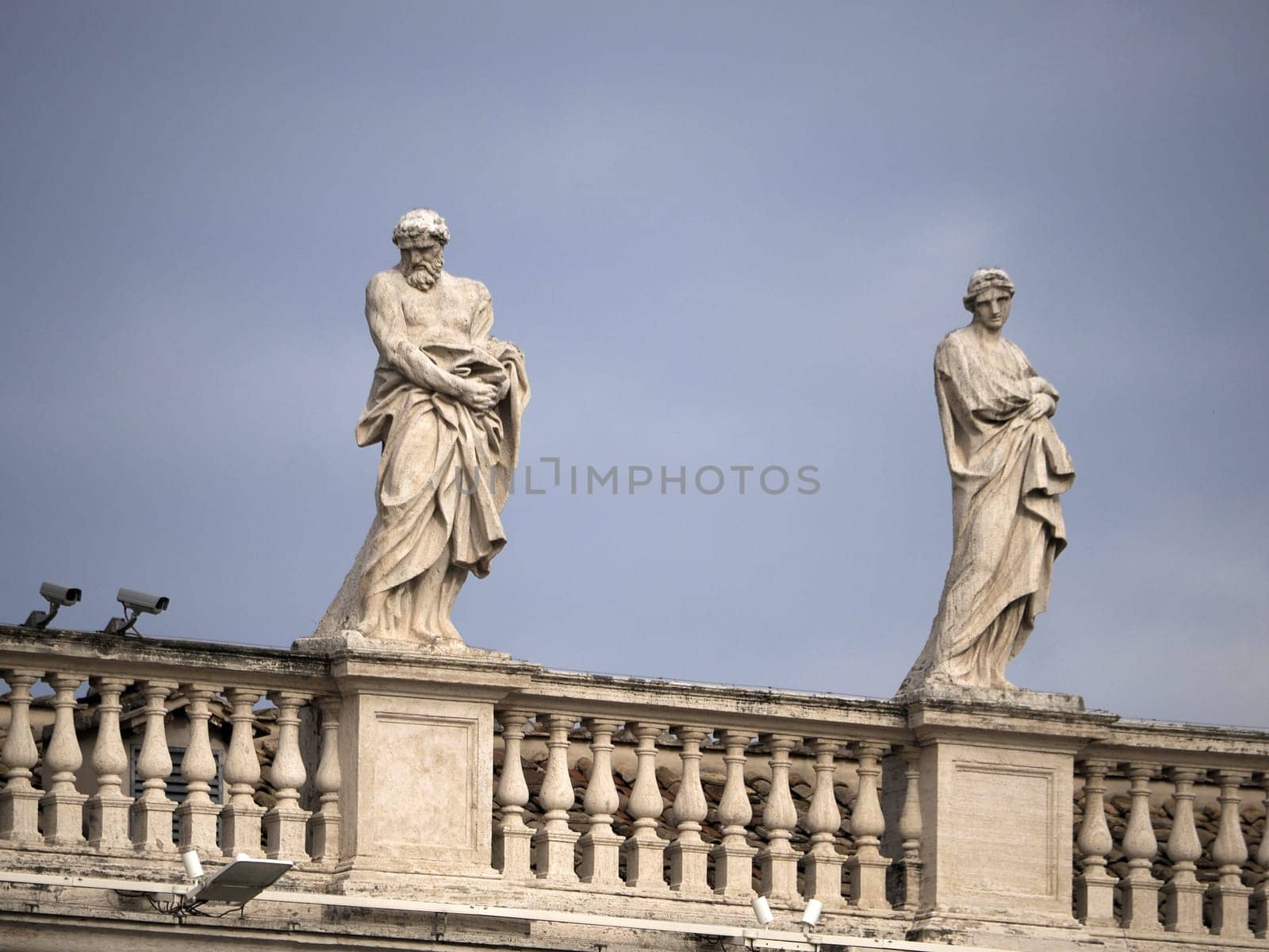 saint peter basilica rome view of statue detail by AndreaIzzotti
