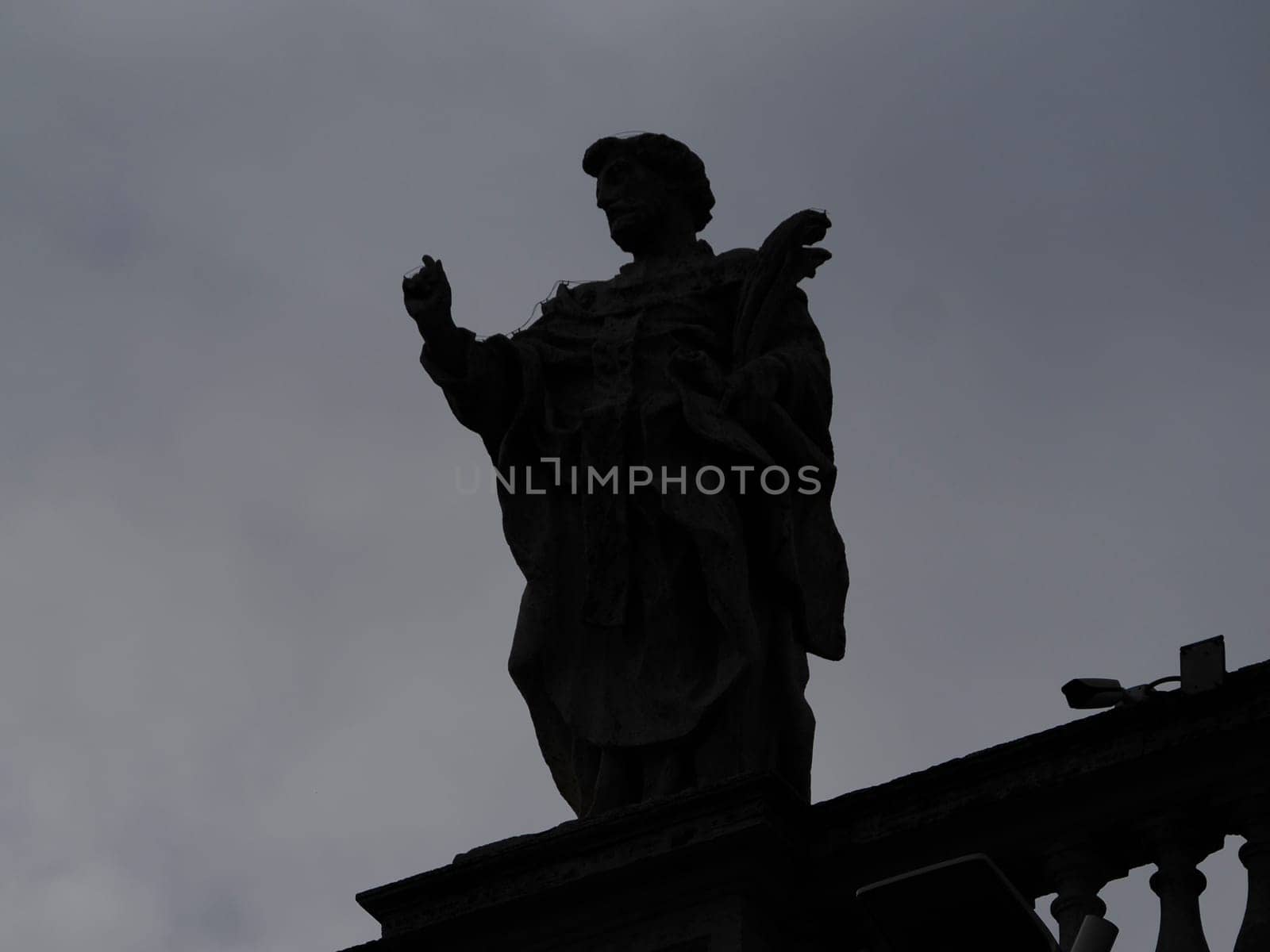 saint peter basilica rome view of statue detail silhouette by AndreaIzzotti