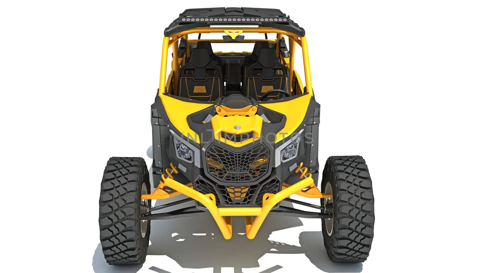 Off Road Dune Buggy 3D rendering