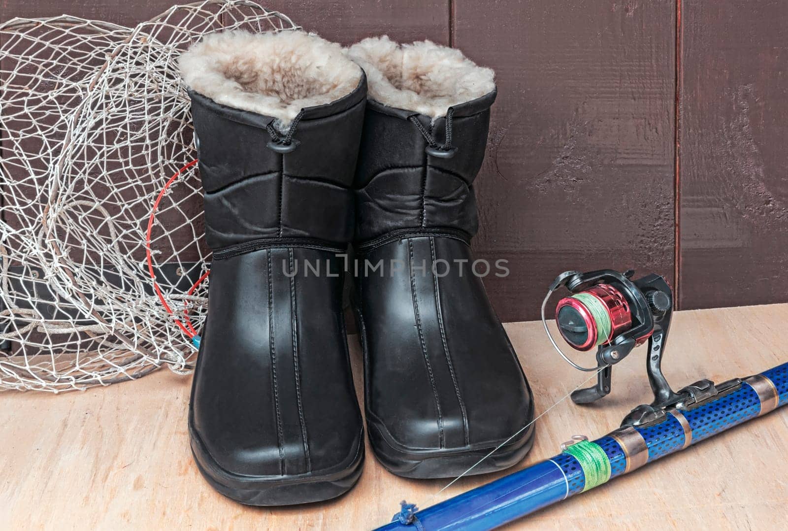 Shoes and items for fishing. by georgina198