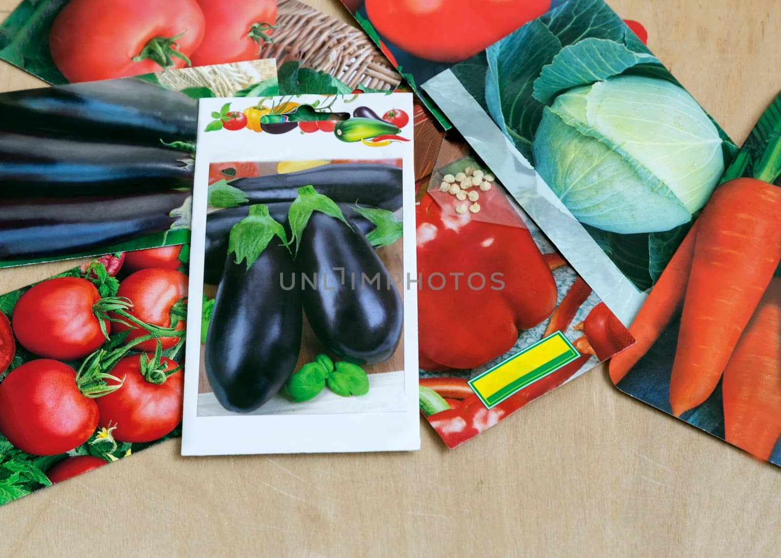 Vegetable seeds in small packages. by georgina198