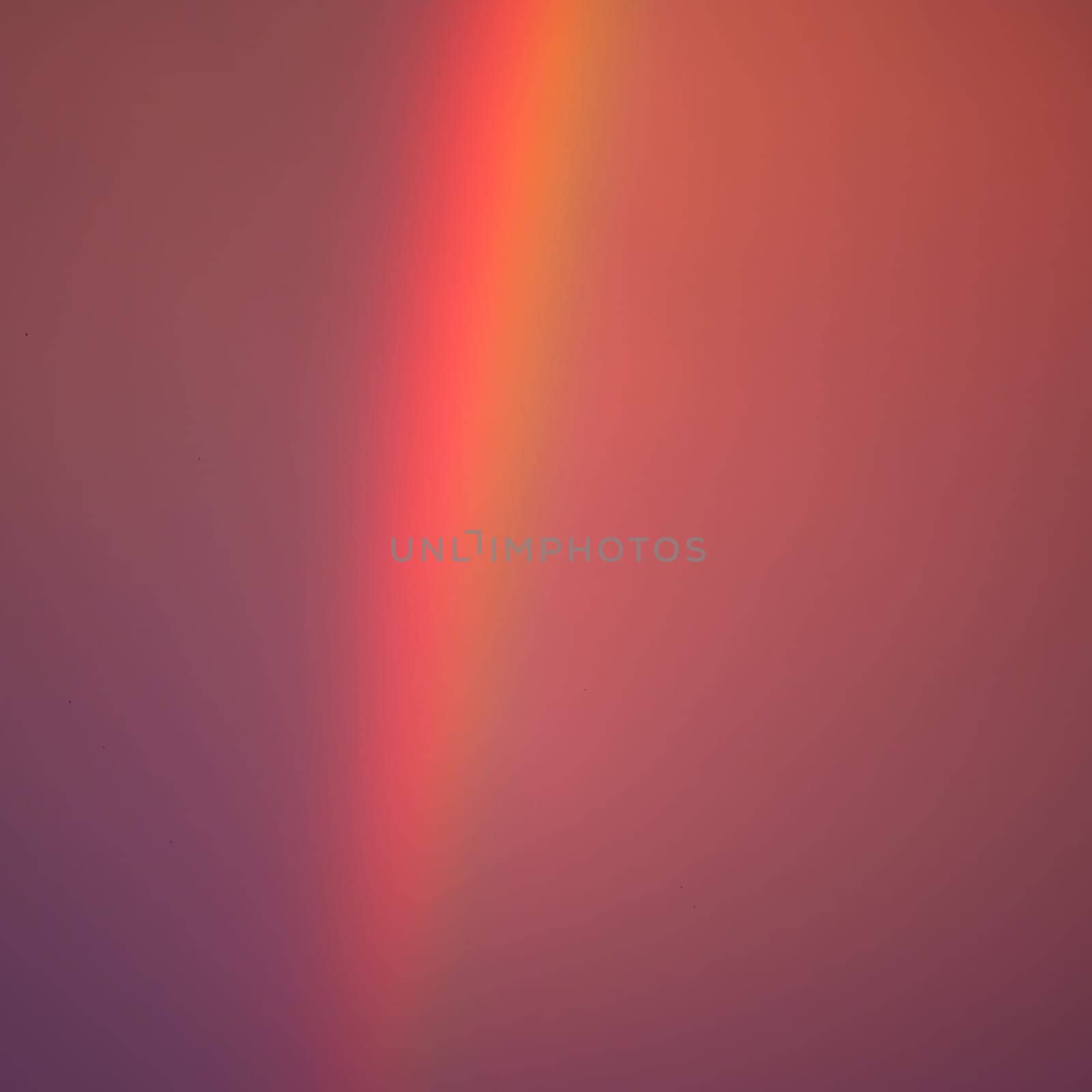 Rainbow against the sunset sky by EvgeniyQW